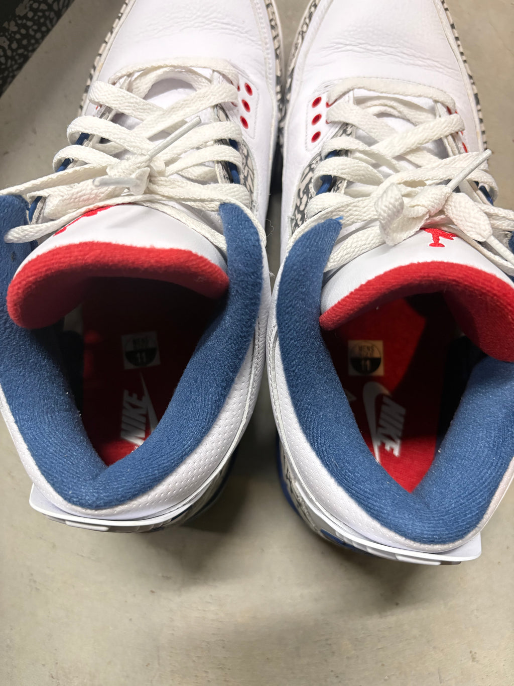 Size 11 - Jordan 3 Retro True Blue 2016