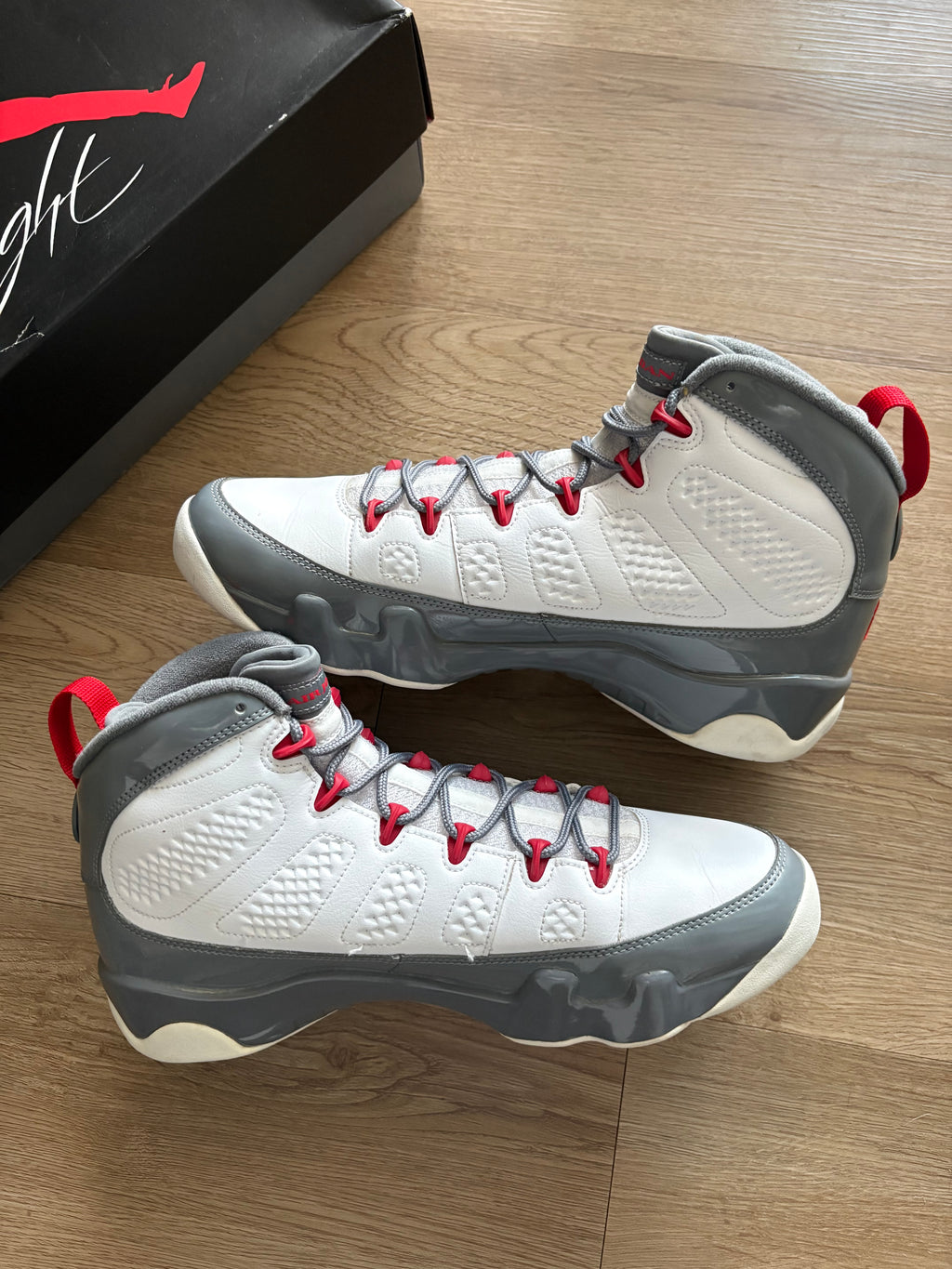 Size 12 - Jordan 9 Retro Fire Red