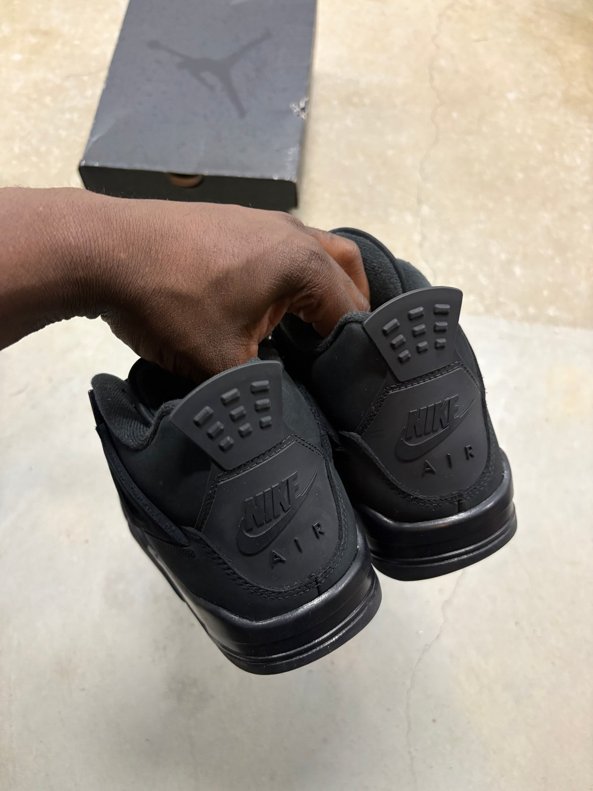 Size 7y - Jordan 4 Retro Black Cat