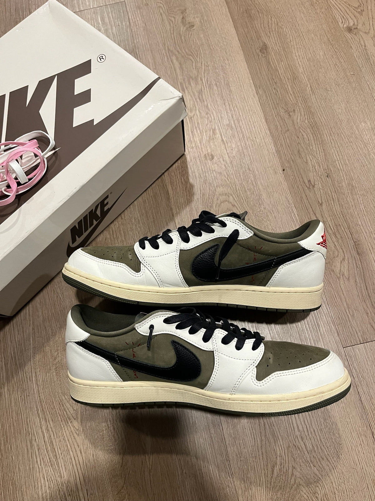 Size 12.5 - Travis Scott 1 Low Medium Olive