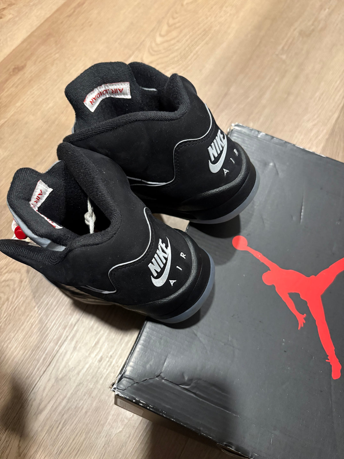 Size 7y - Jordan 5 Retro Black Metallic Reimagined