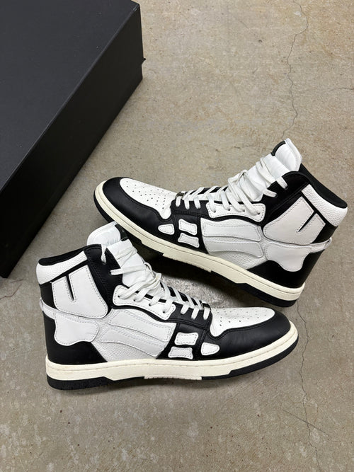Size 11 - Amiri Skeleton High Black/White