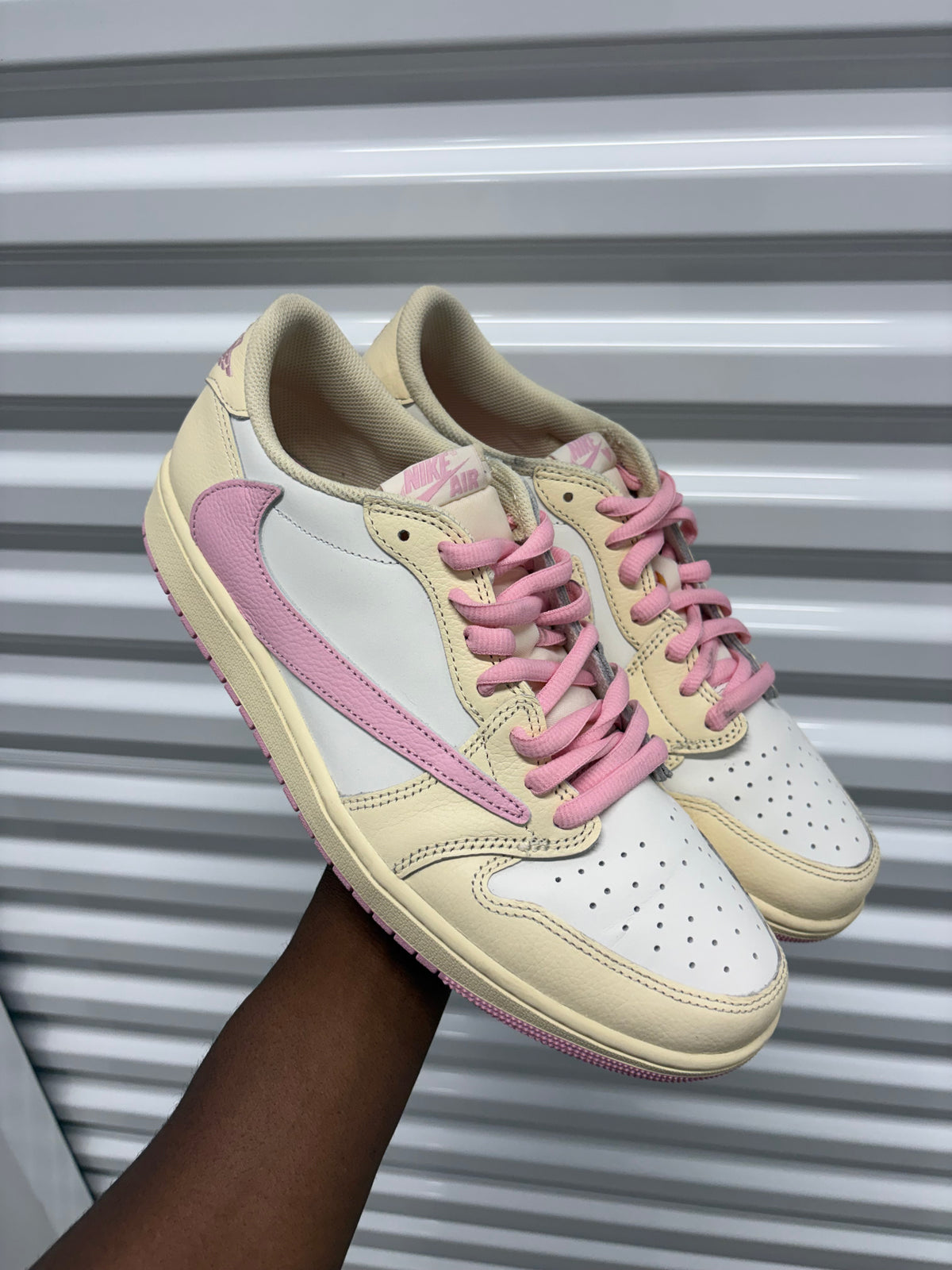 Size 11.5 - Travis Scott 1 Low Shy Pink