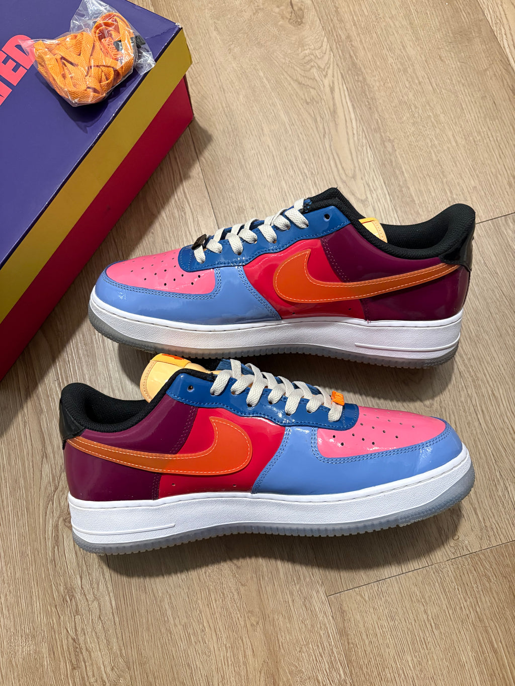 Size 12 - Nike Air Force Undefeated Total Orange
