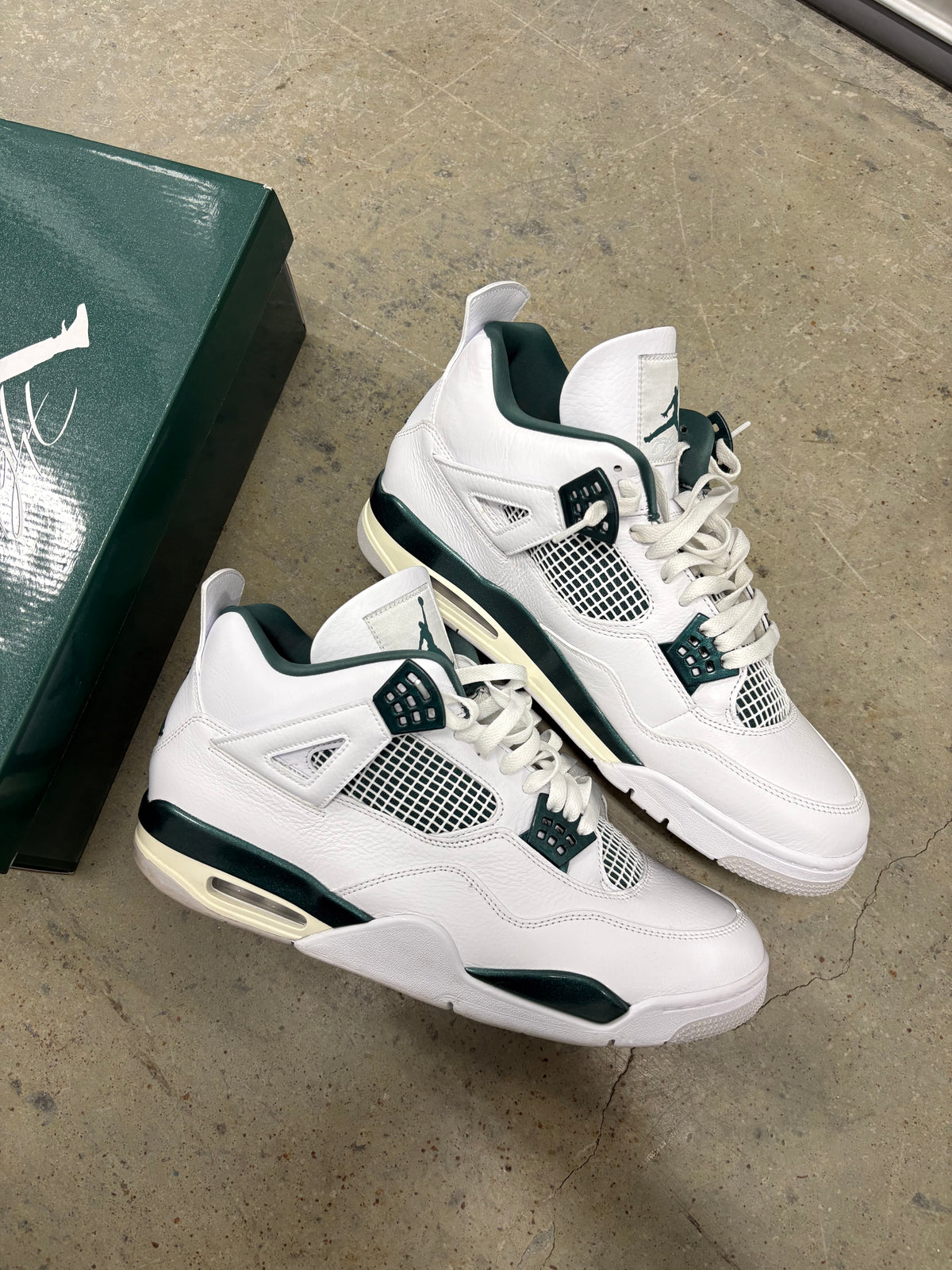 Size 13 - Jordan 4 Retro Oxidized Green