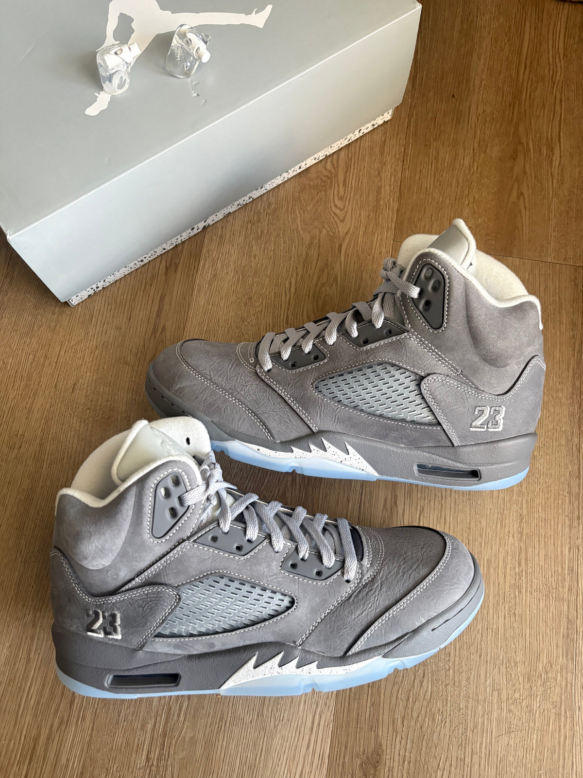 Size 10.5 - Jordan 5 Retro Wolf Grey 2026