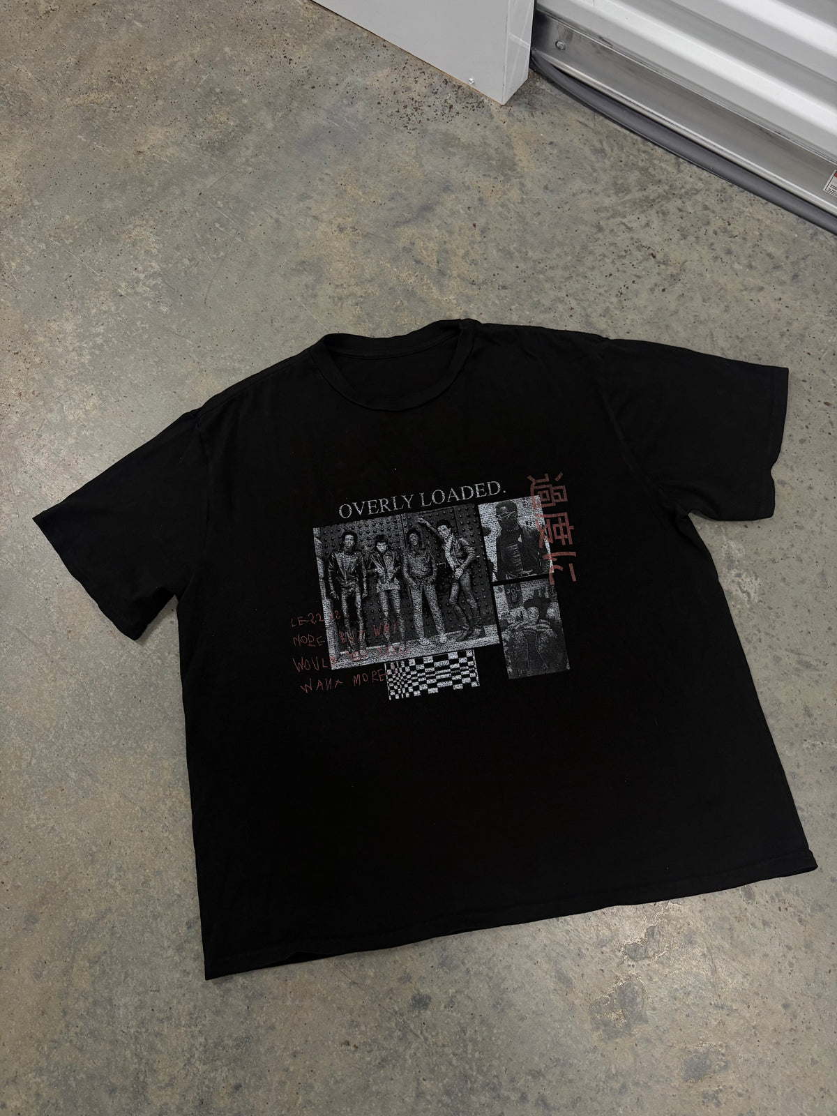Black Overly Tee