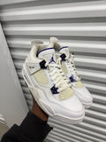 Size 7y - Jordan 4 Retro Purple Metallic