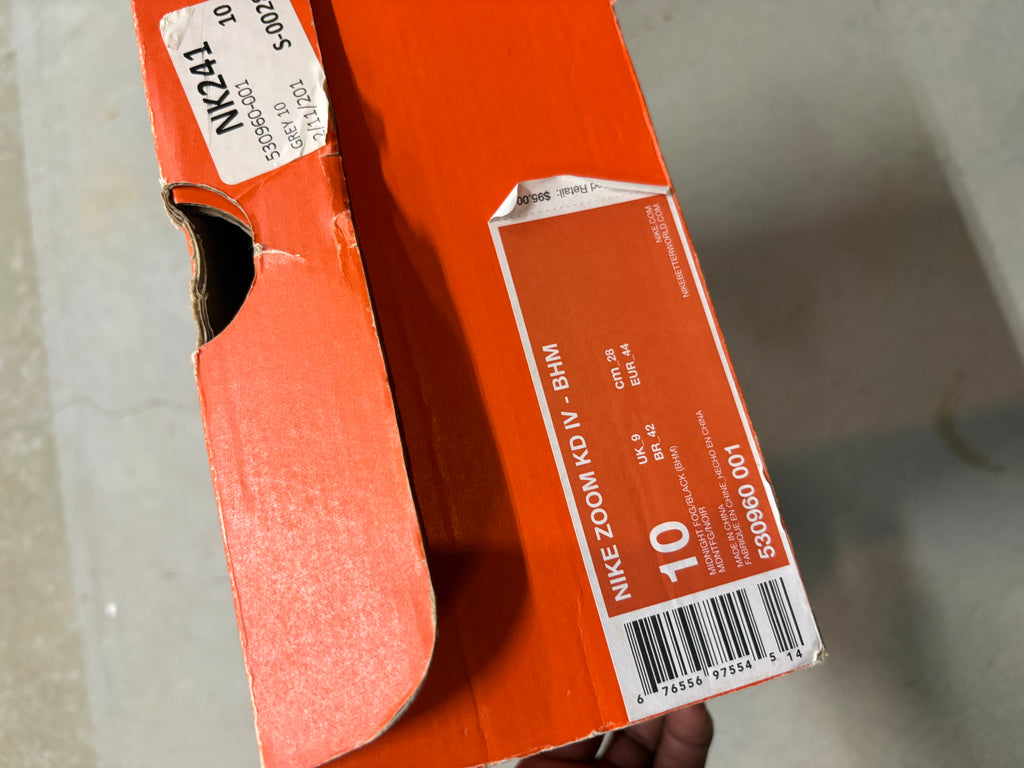 Size 10 - Nike KD 4 Black History Month 2012