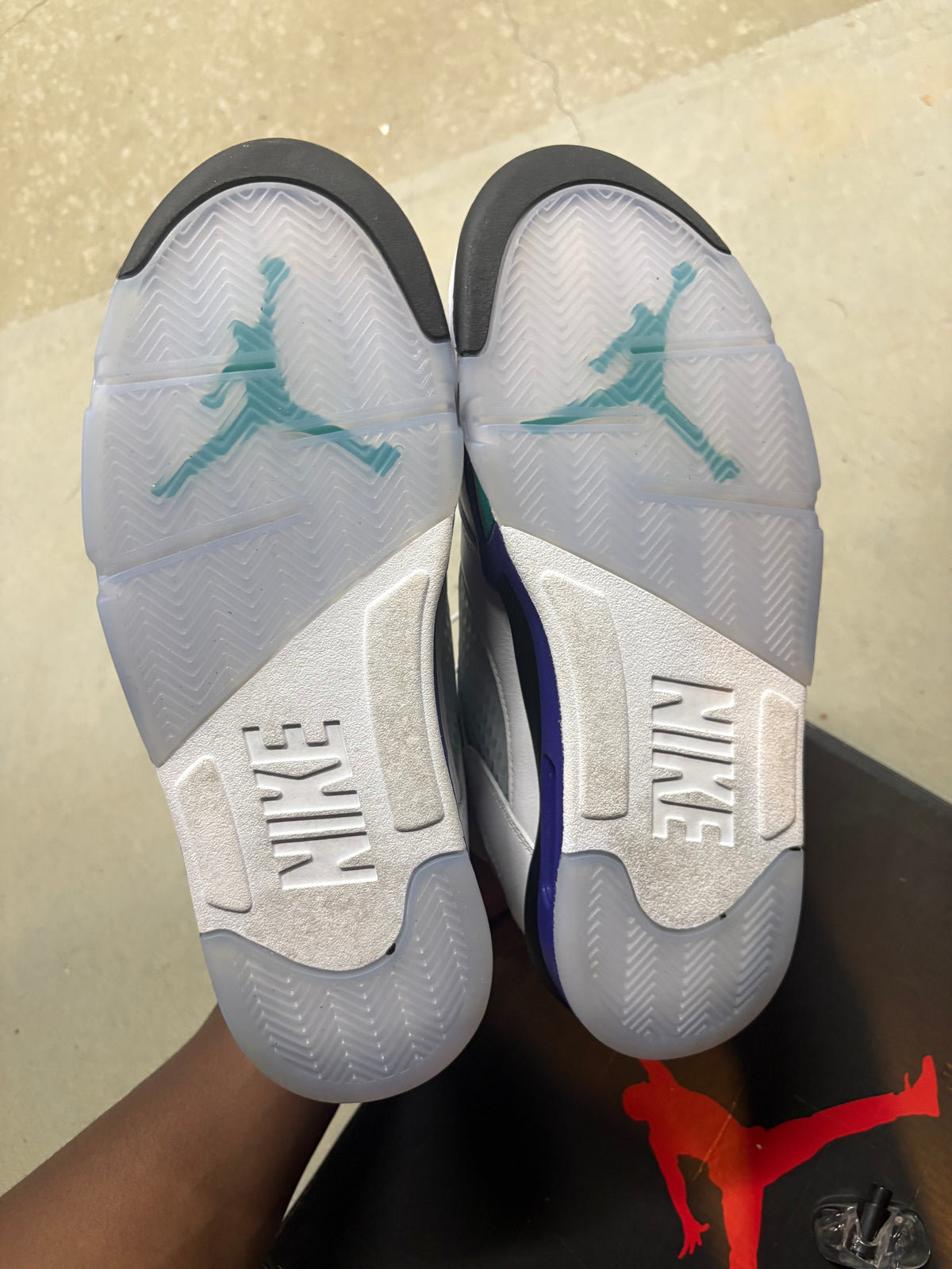 Size 10 - Jordan 5 Retro Grape 2025