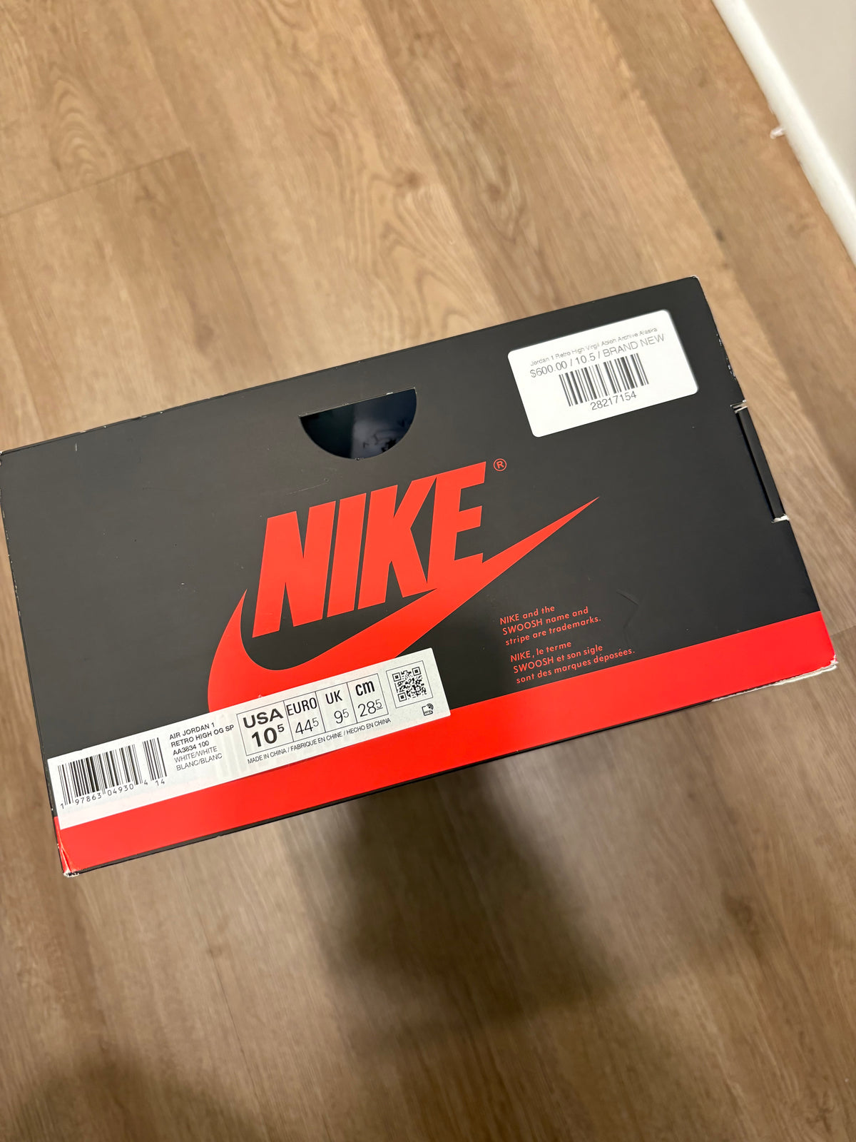 Jordan 1 Retro Off White Alaska