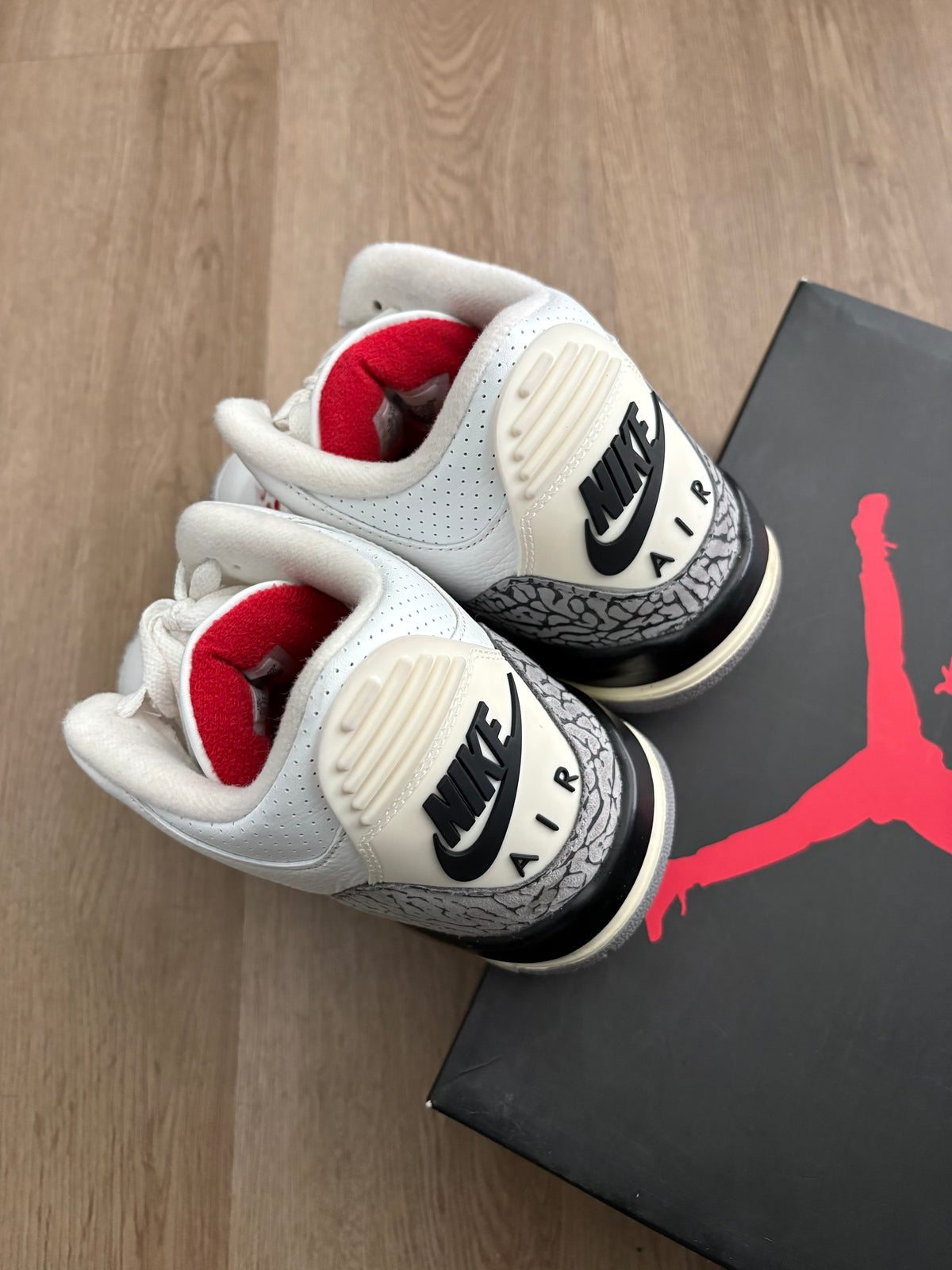 Size 6.5y - Jordan 3 Retro White Cement Reimagined Gs