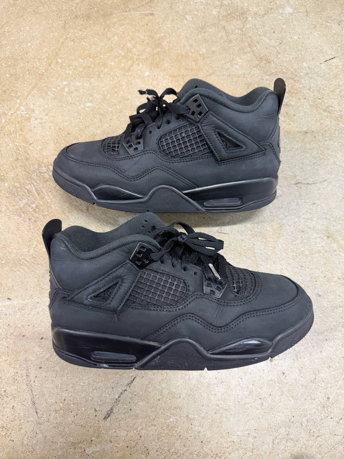 Size 6.5y - Jordan 4 Retro Black Cat 2025