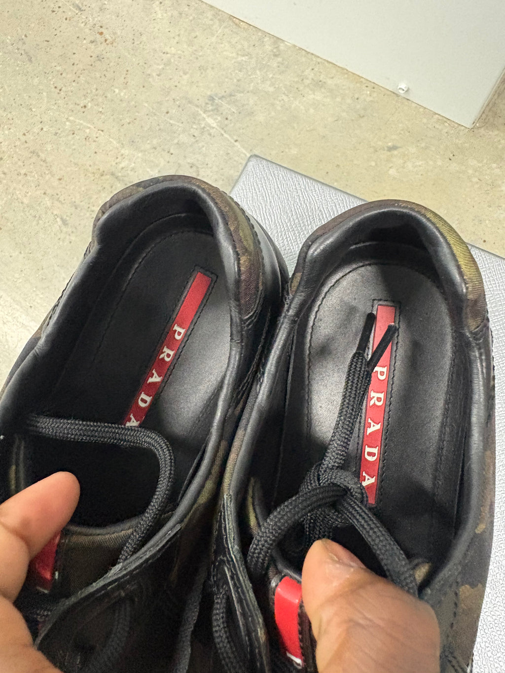Size 7 - Prada America Cup Camouflage