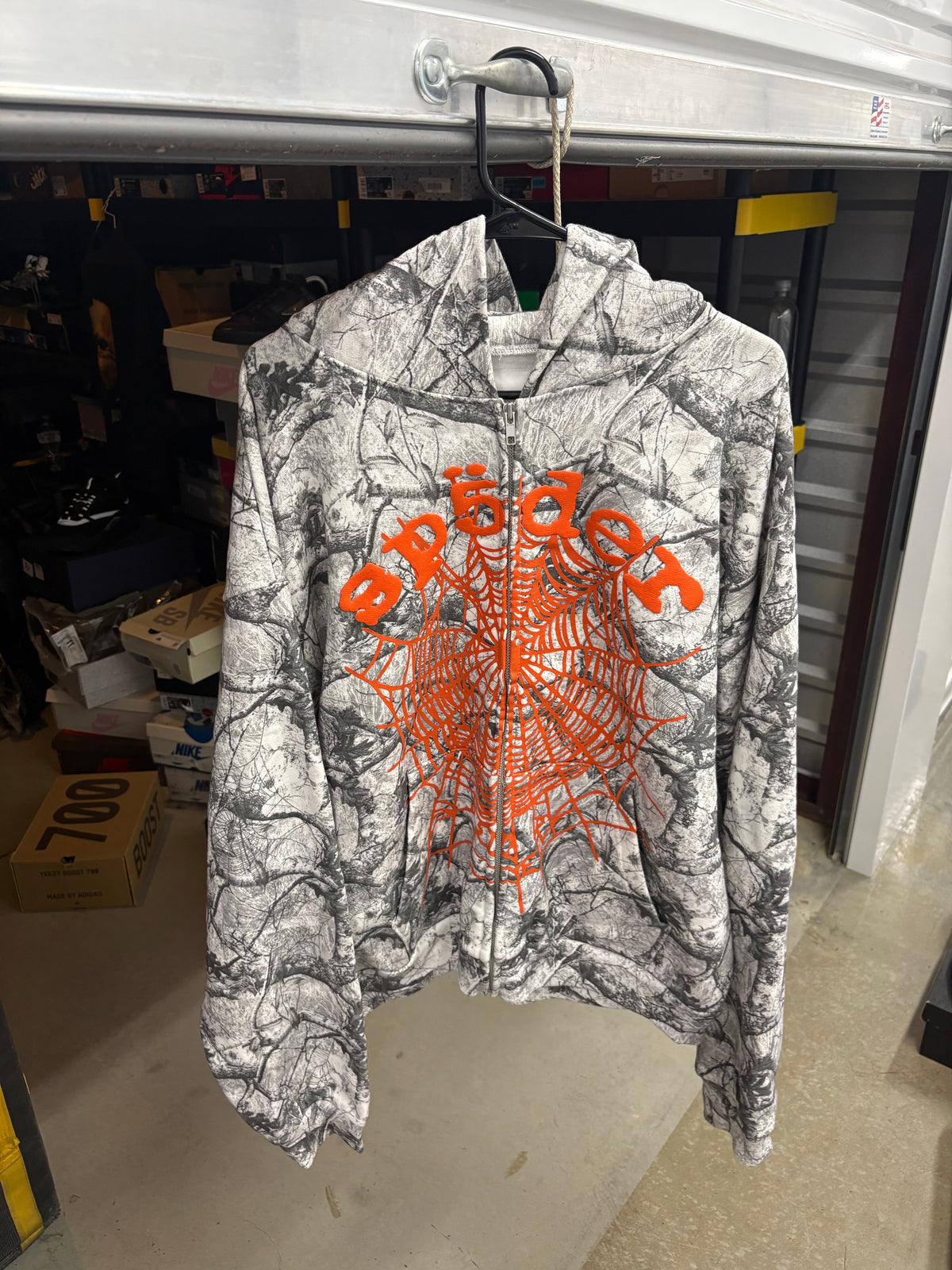 SP5DER WHITE CAMO ZIP