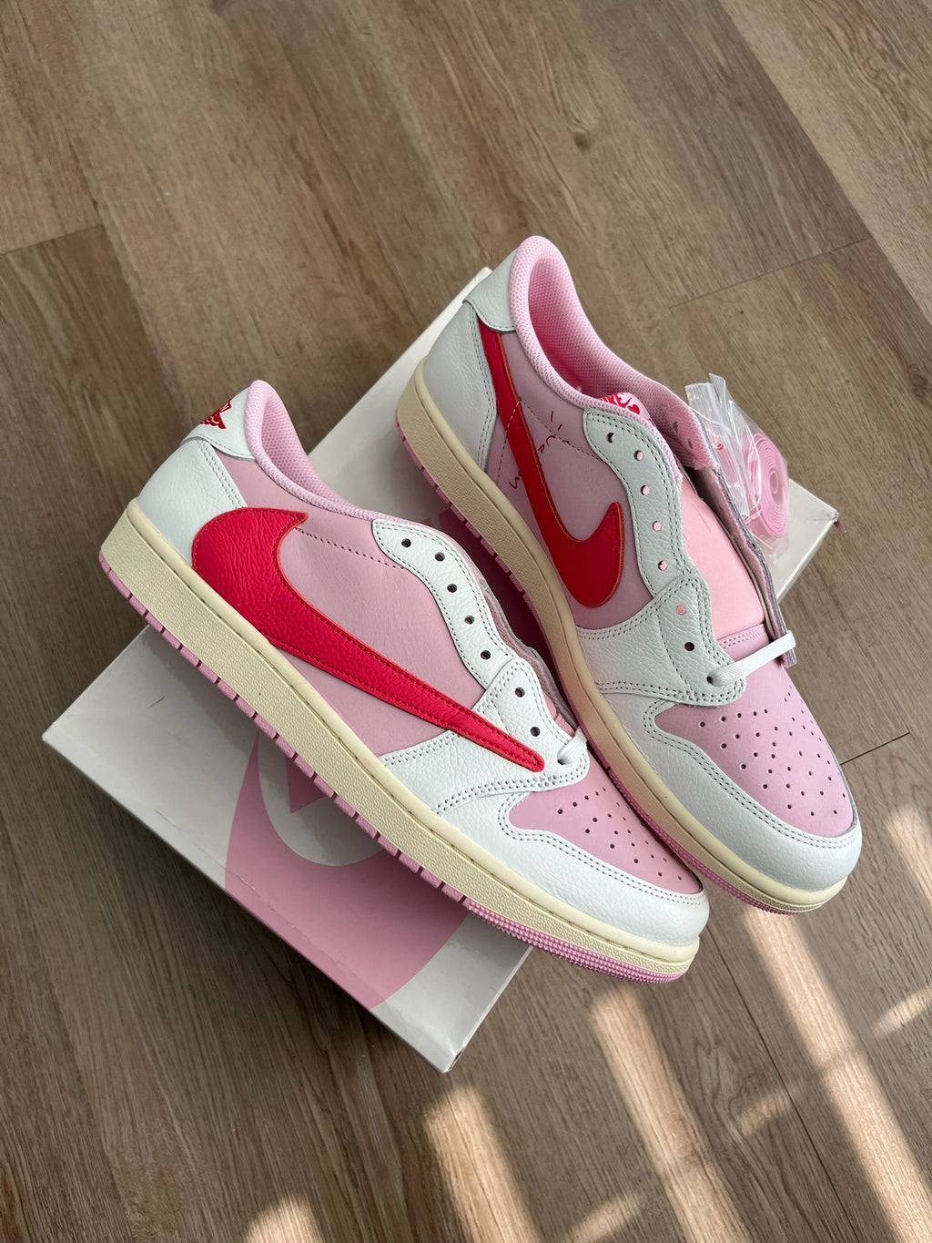 Size 12 - Travis Scott 1 Low Tropical Pink