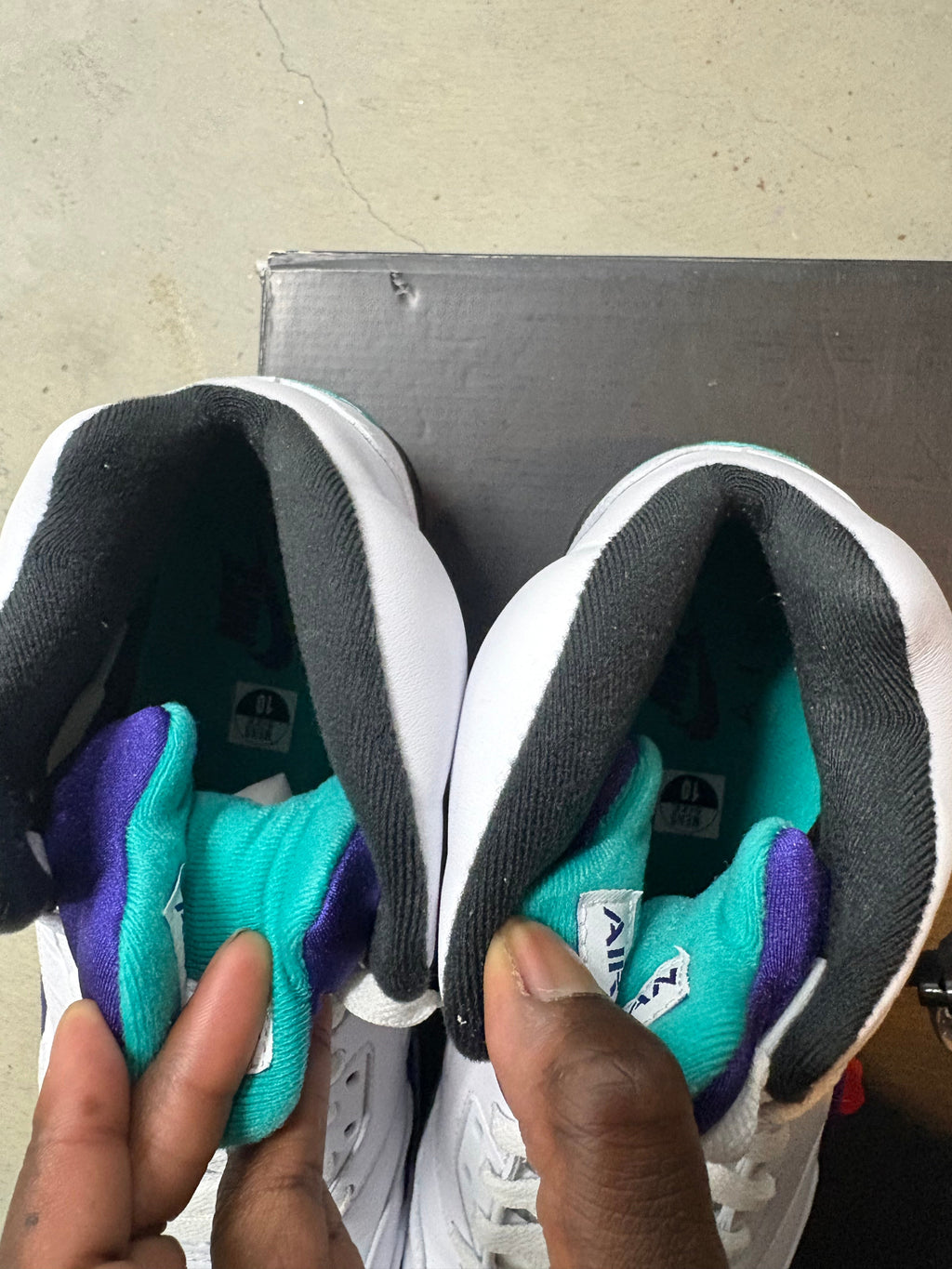 Size 10 - Jordan 5 Retro Grape 2025