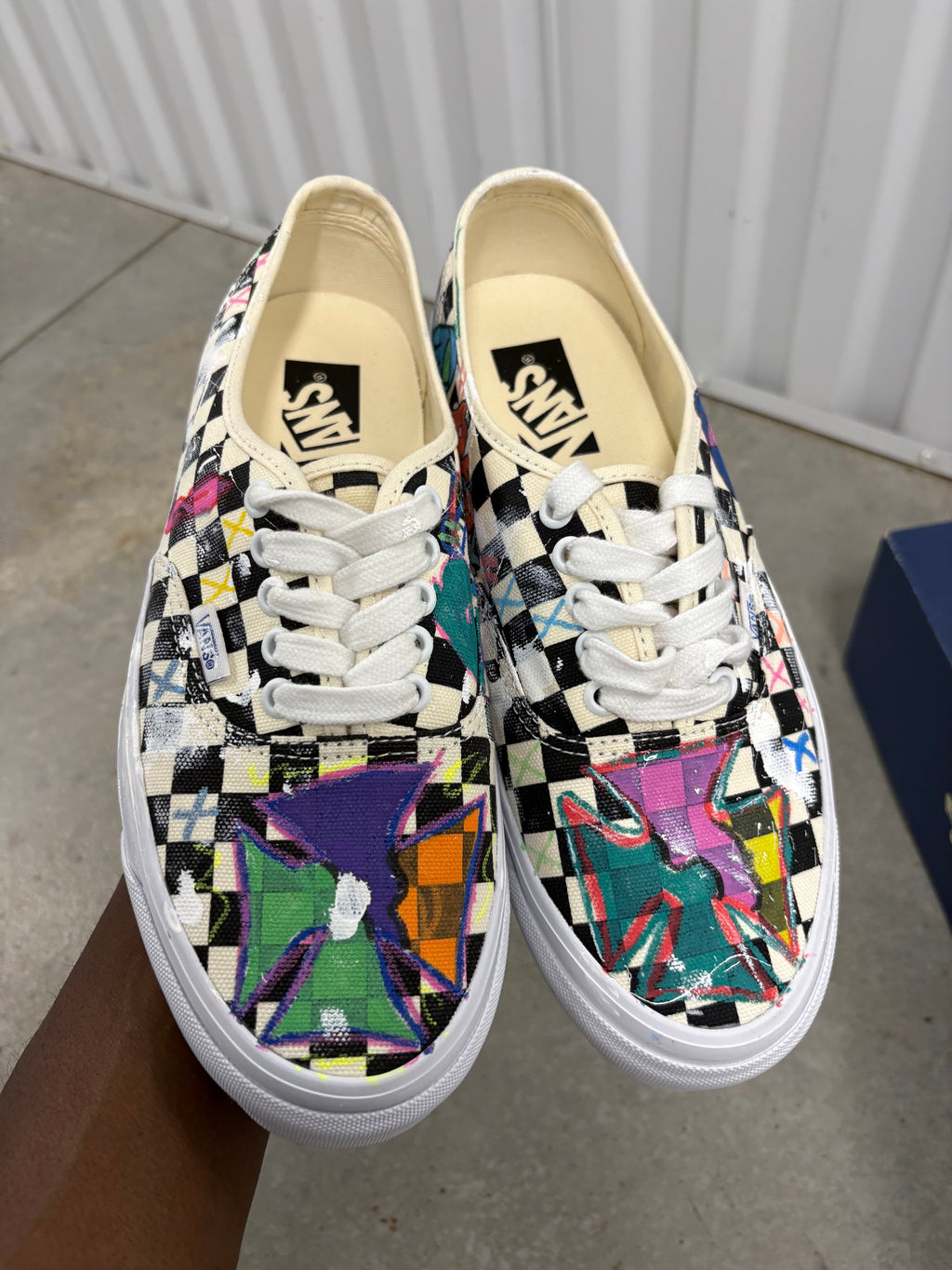Size 7.5 - Acc Checkerboard Vans 44 LX