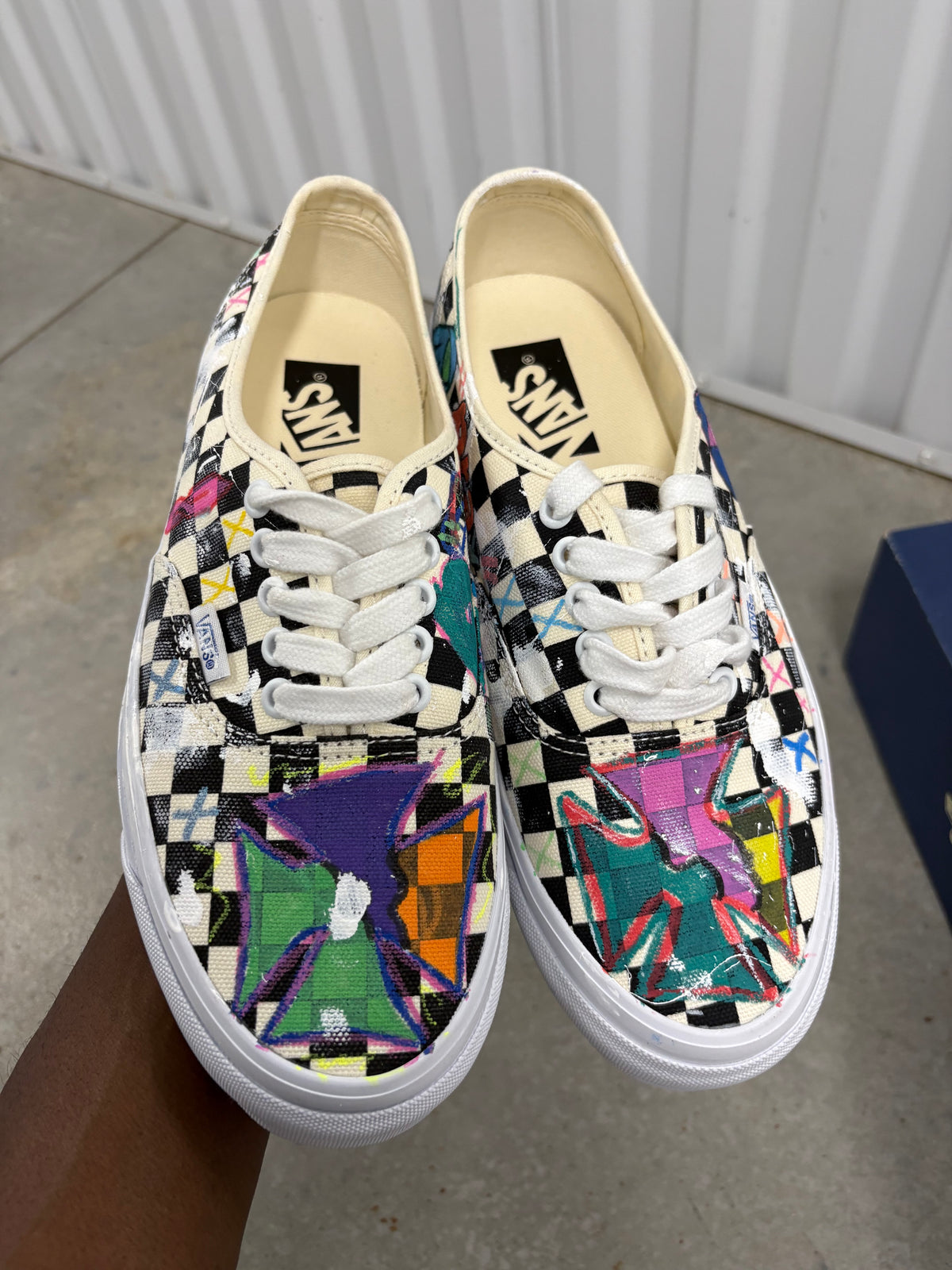 Size 7.5 - Acc Checkerboard Vans 44 LX