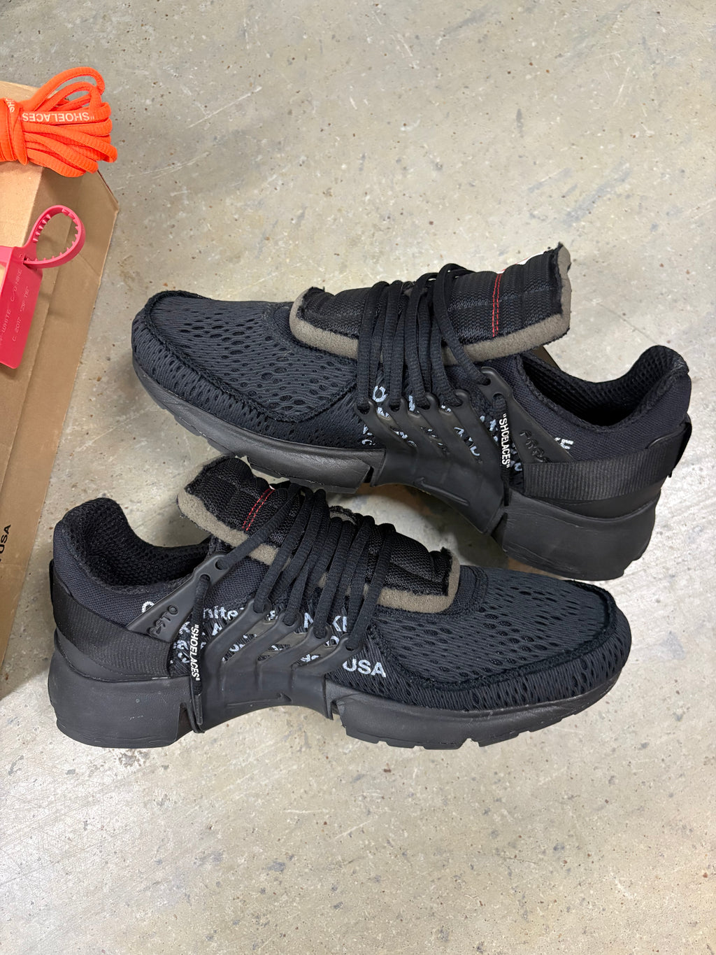 Size 12 - Nike Air Off White Presto Black 2018