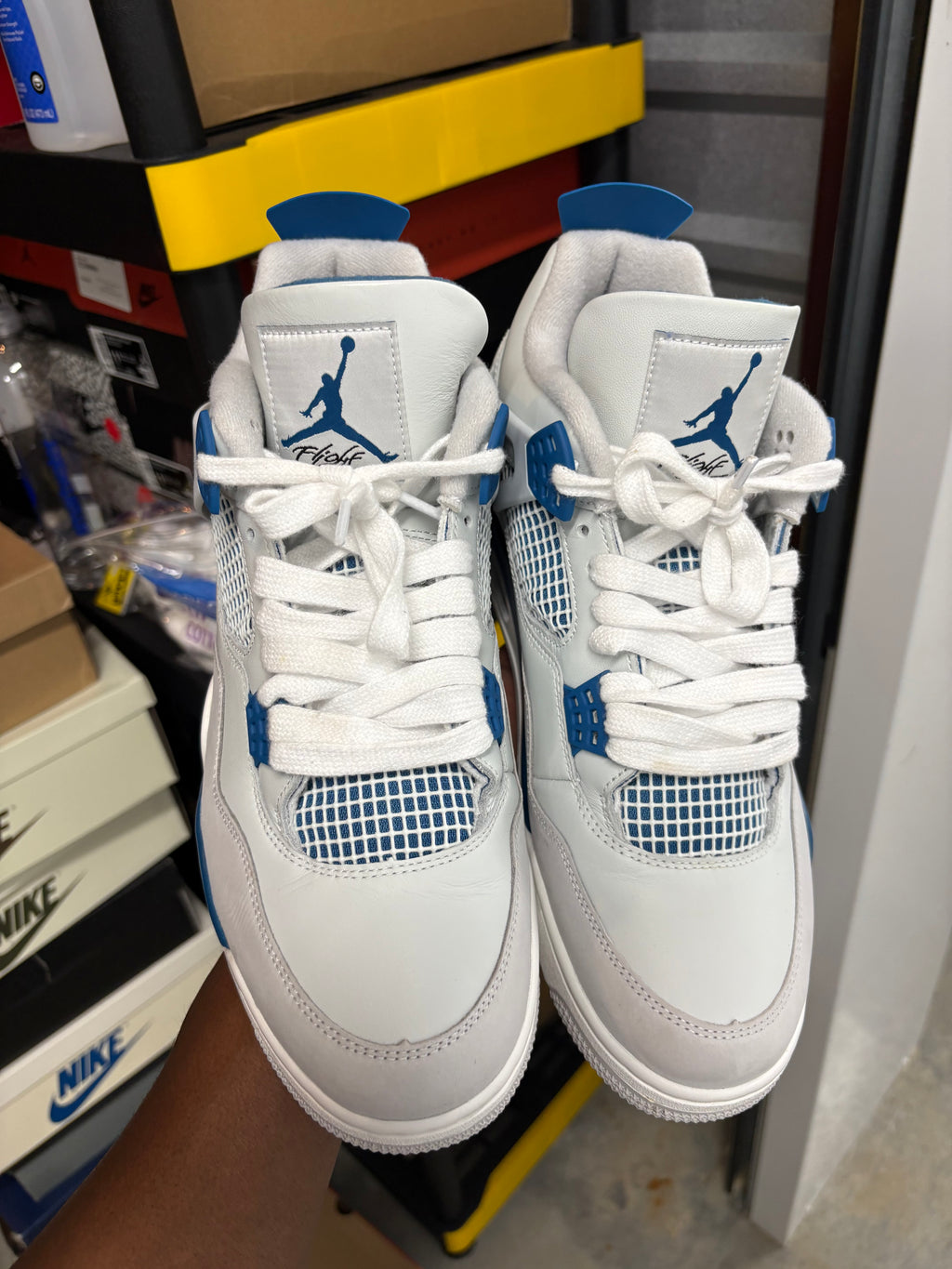 Size 12 - Jordan 4 Retro Military Blue 2024