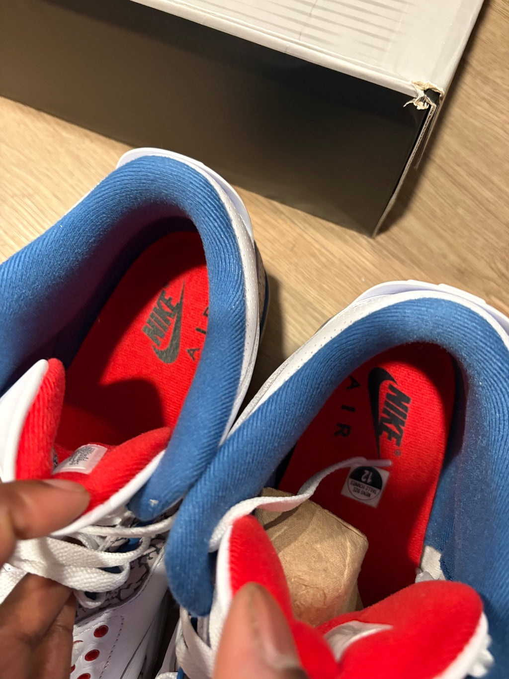 Size 12 - Jordan 3 Retro True Blue 2026