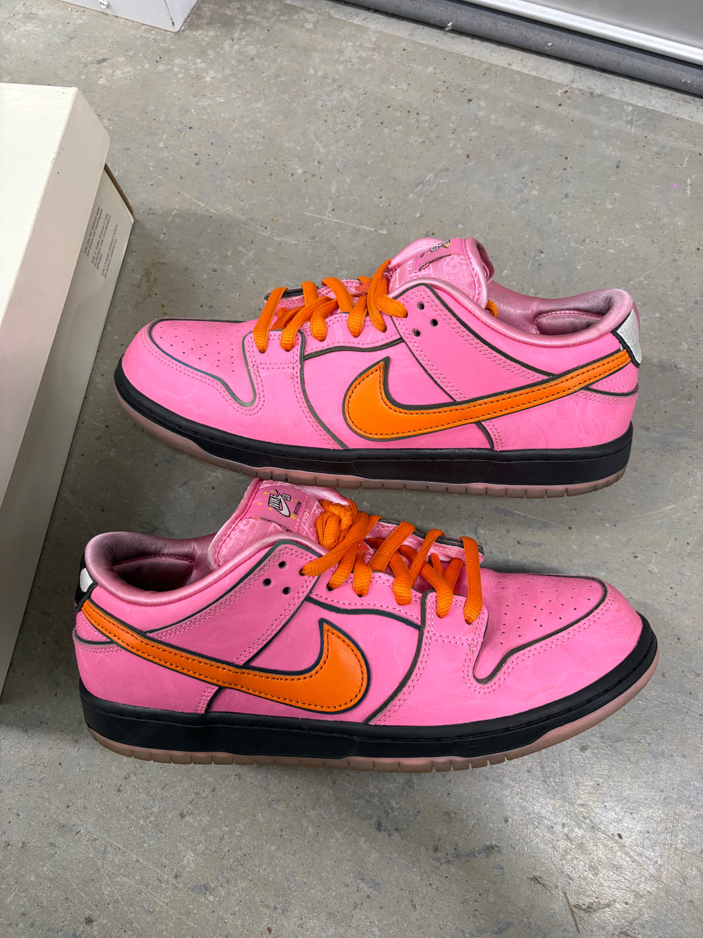 Size 9.5 - Nike Dunk SB Powerpuff Girls Blossom