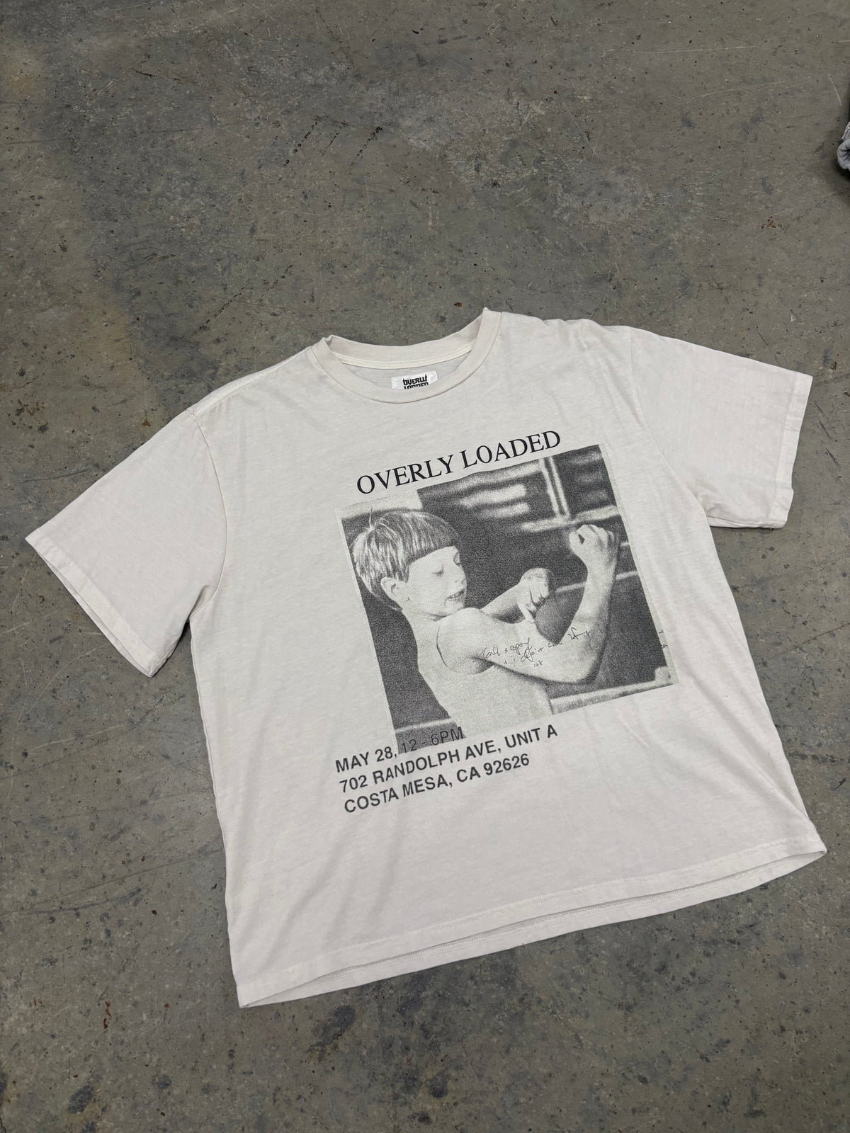 Cream Overly Tee