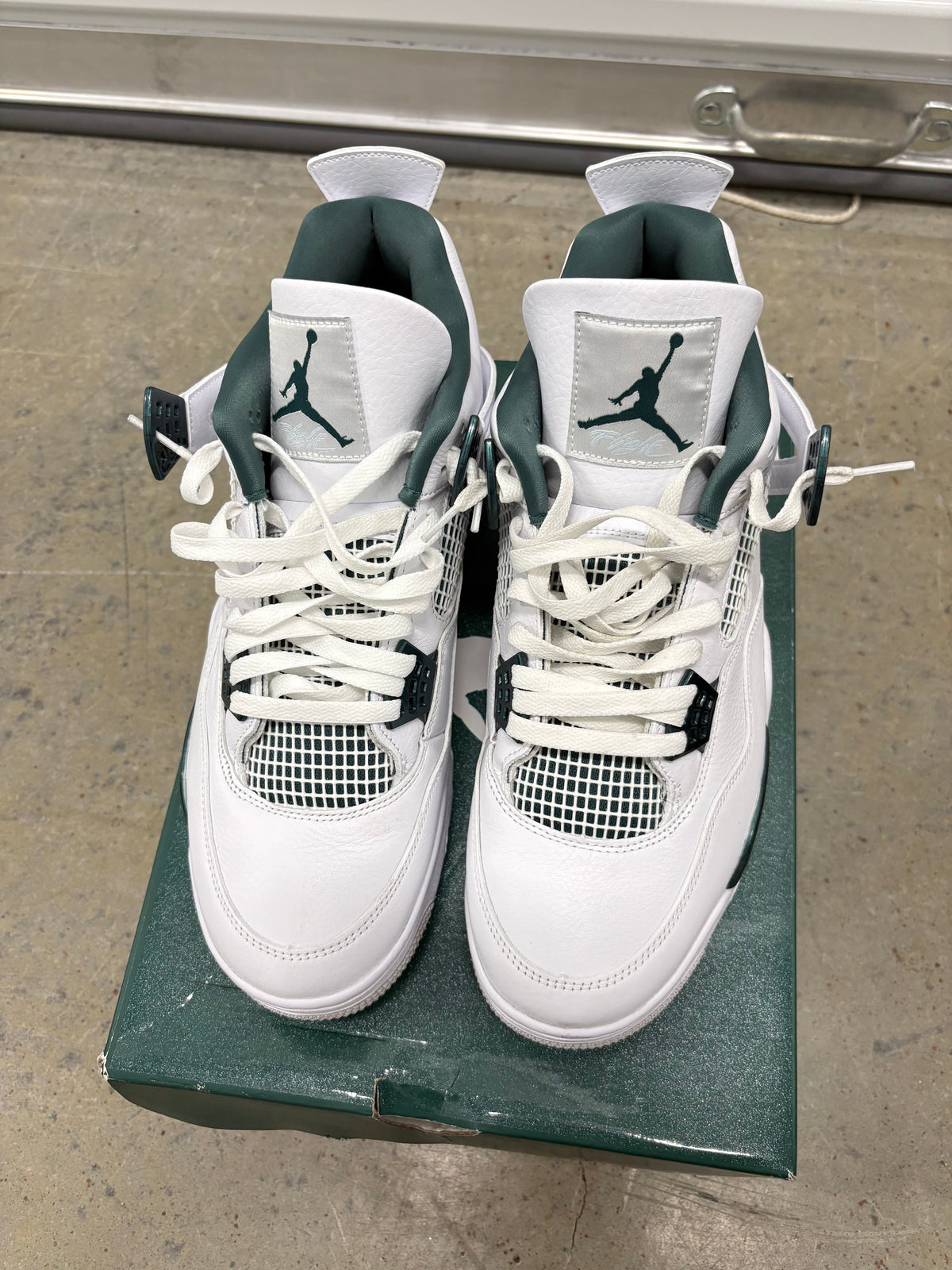 Size 13 - Jordan 4 Retro Oxidized Green