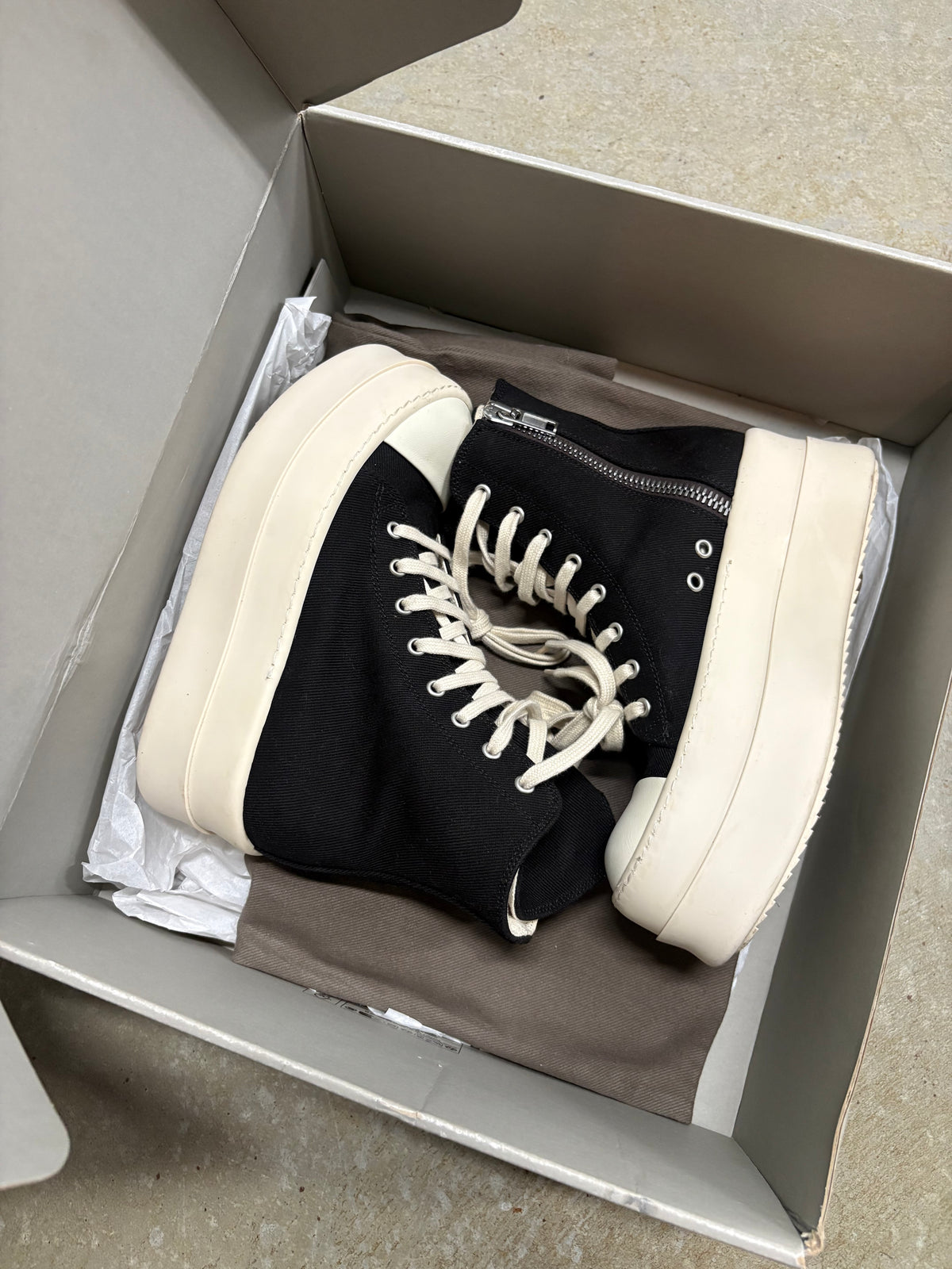 Size 6y - Rick Owens DRKSHDW Mega Bumper Sneaks