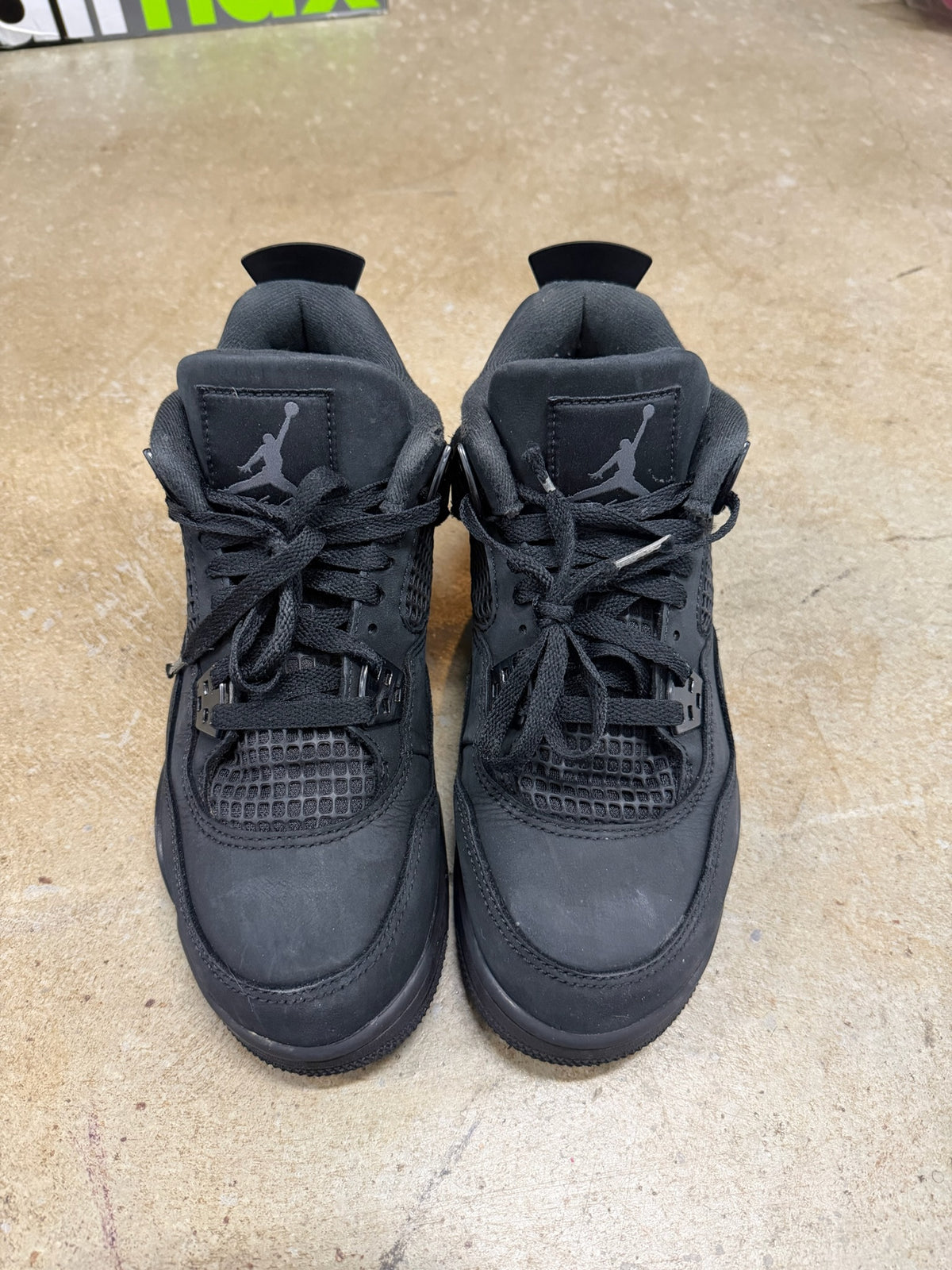 Size 6.5y - Jordan 4 Retro Black Cat 2025