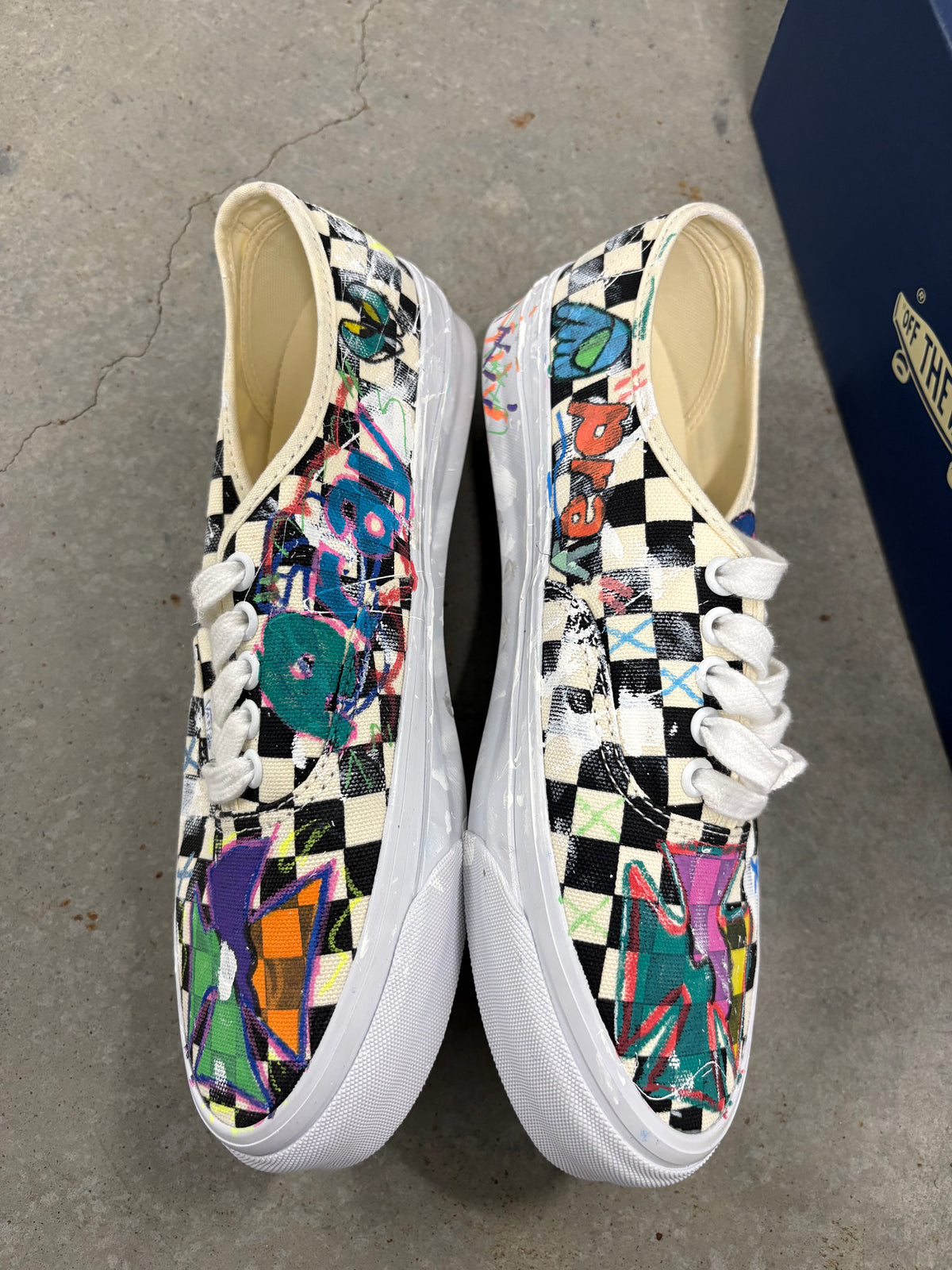 Size 7.5 - Acc Checkerboard Vans 44 LX