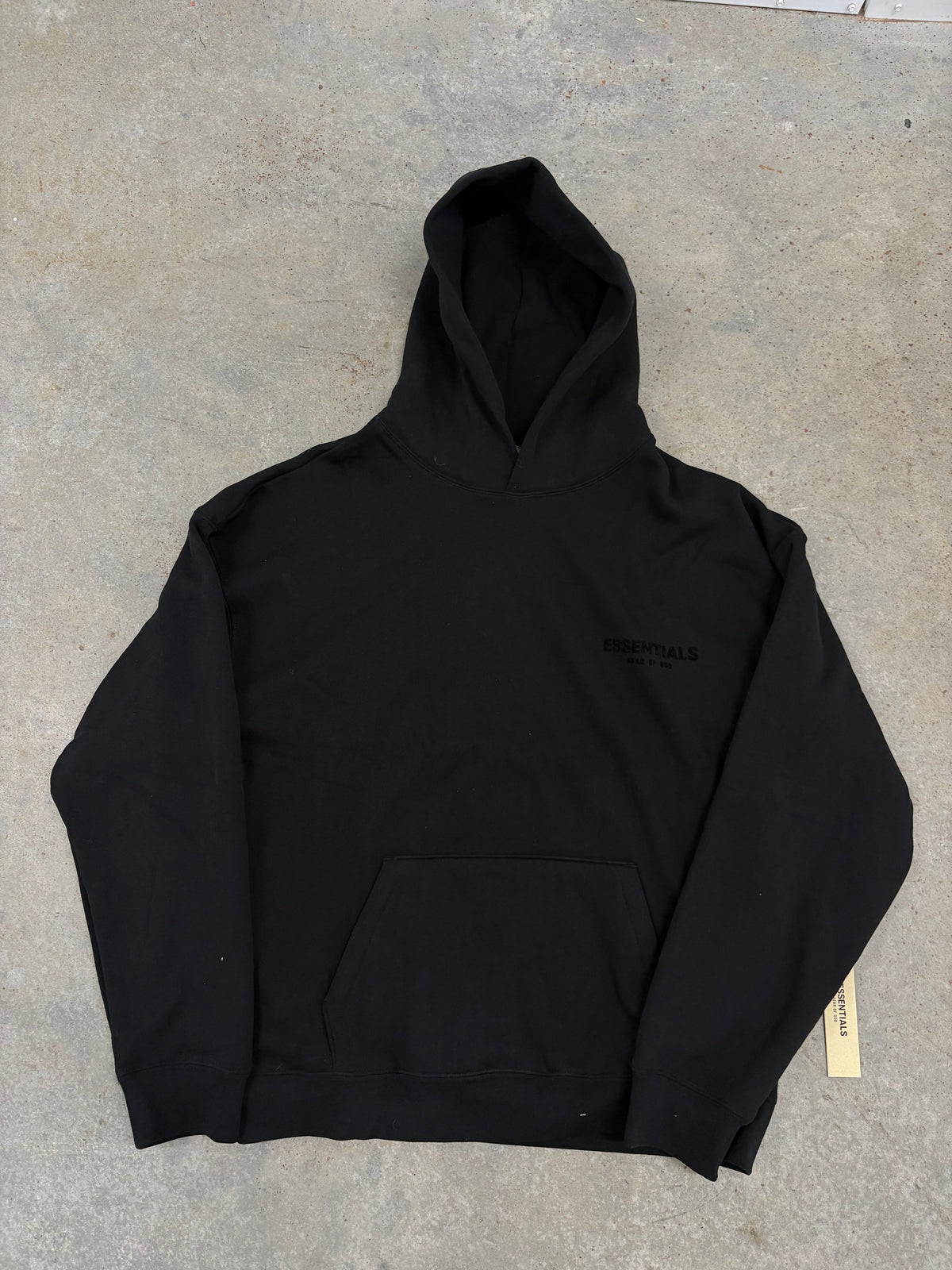 Size L - Essential Fear Of God Black Hoodie