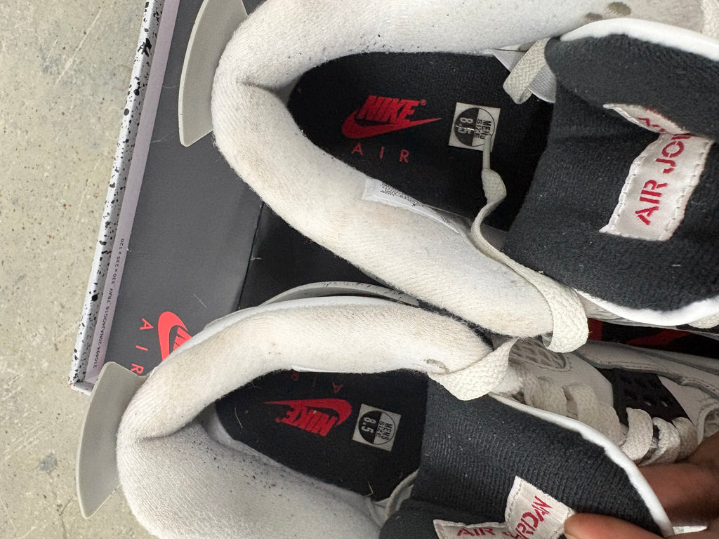 Size 8.5 - Jordan 4 Retro White Cement 2025