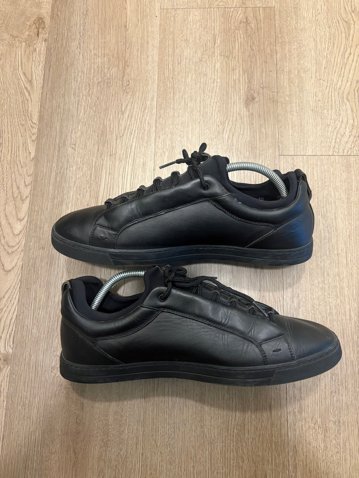 Size 10 - Fendi Black Leather Monster Eye