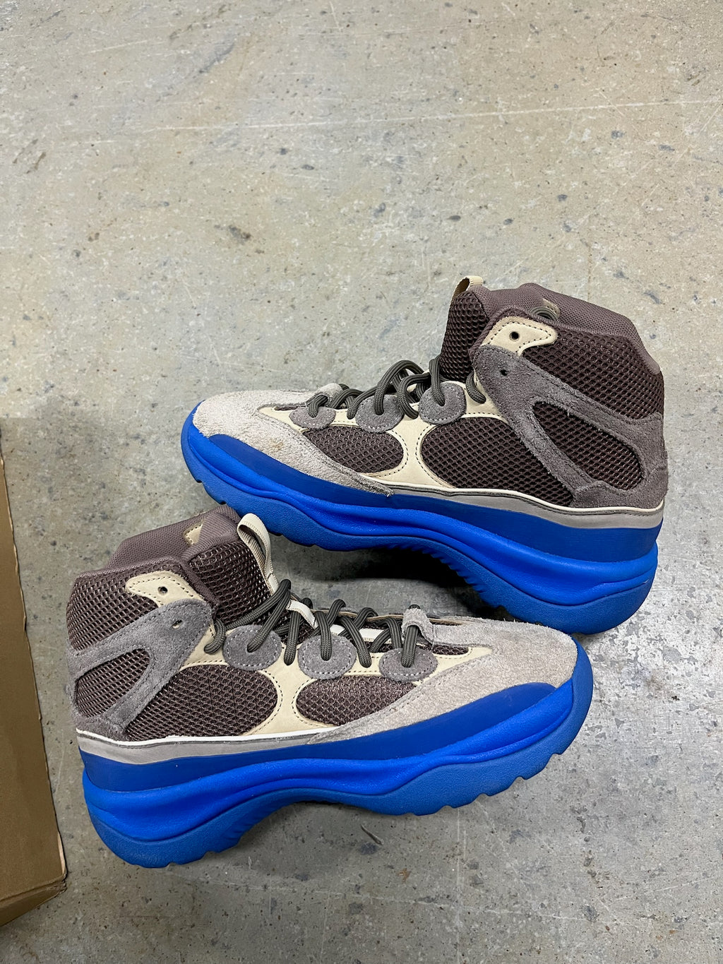 Size 9.5 - Yeezy Desert Boot Taupe Blue