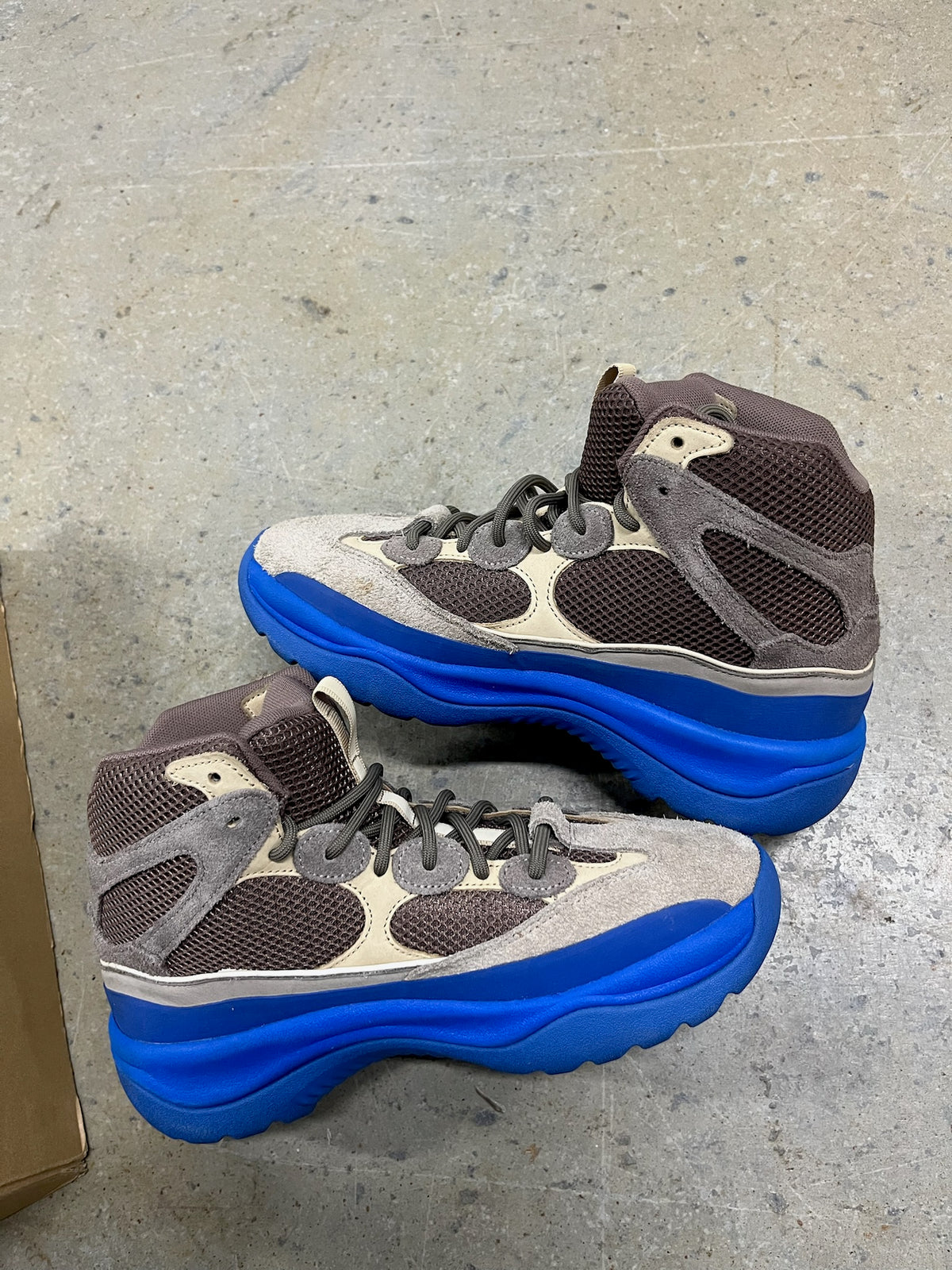 Size 9.5 - Yeezy Desert Boot Taupe Blue