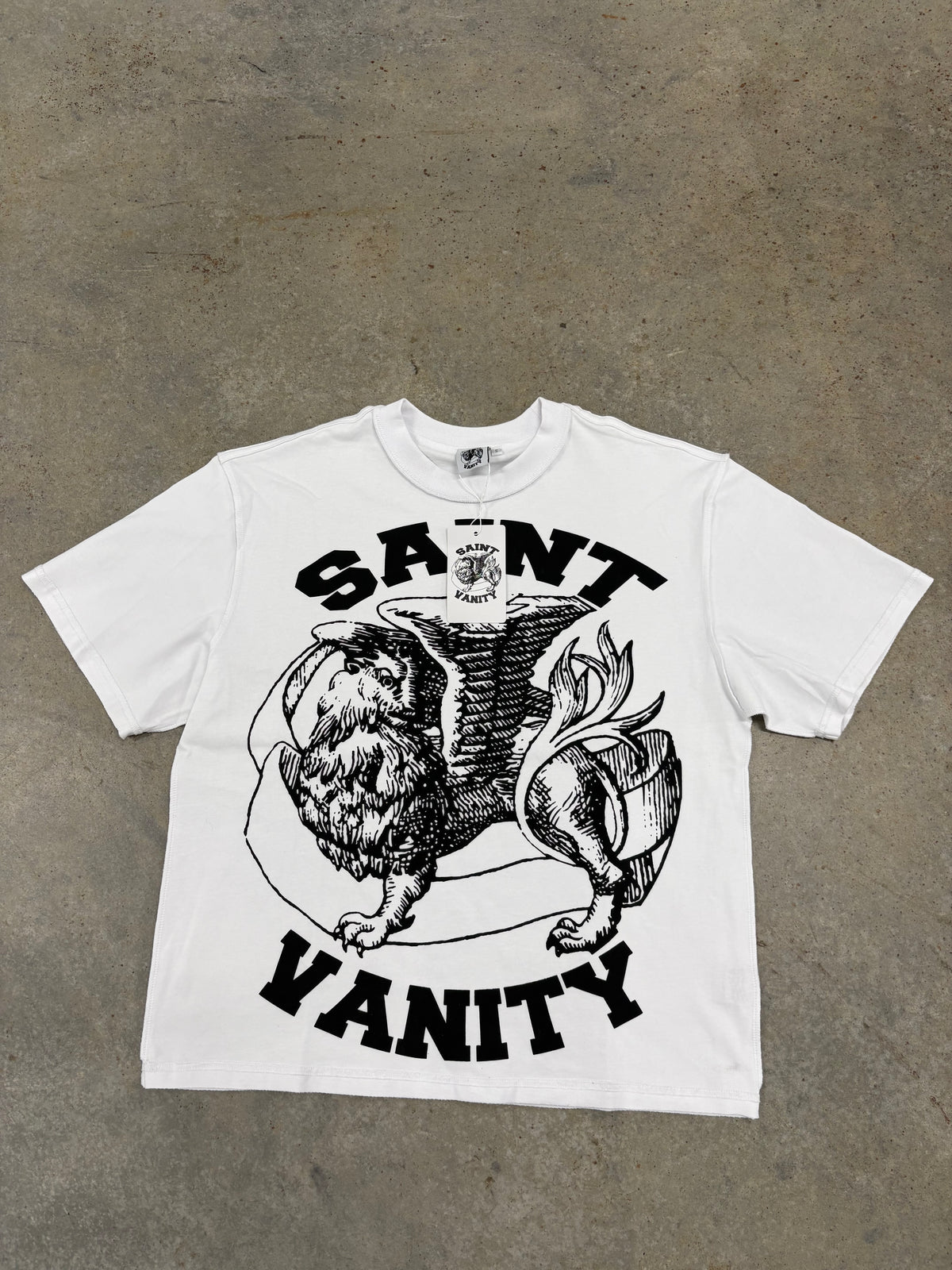 Size S - Saint Vanity White Tee