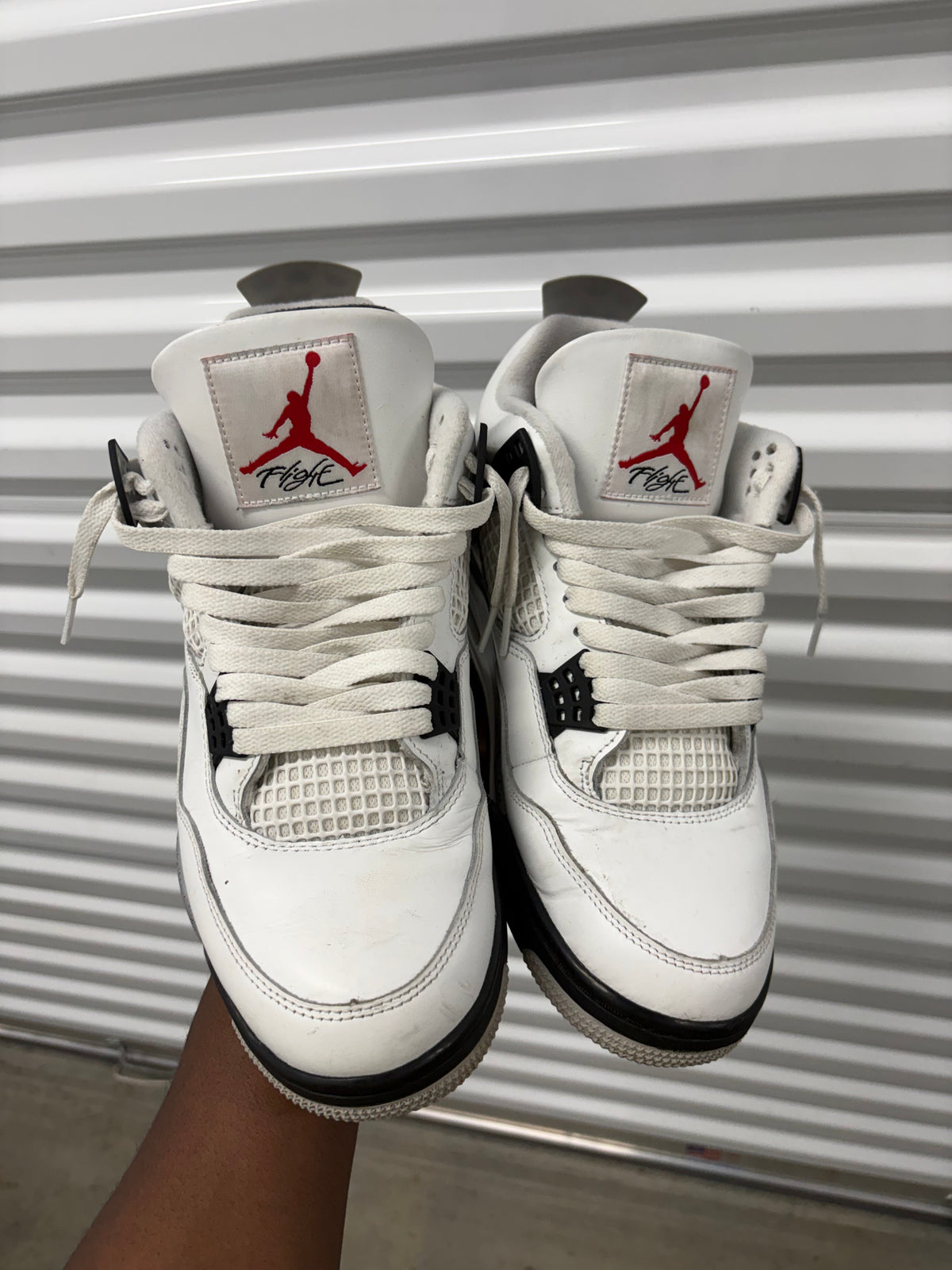 Size 10.5 - Jordan 4 Retro White Cement