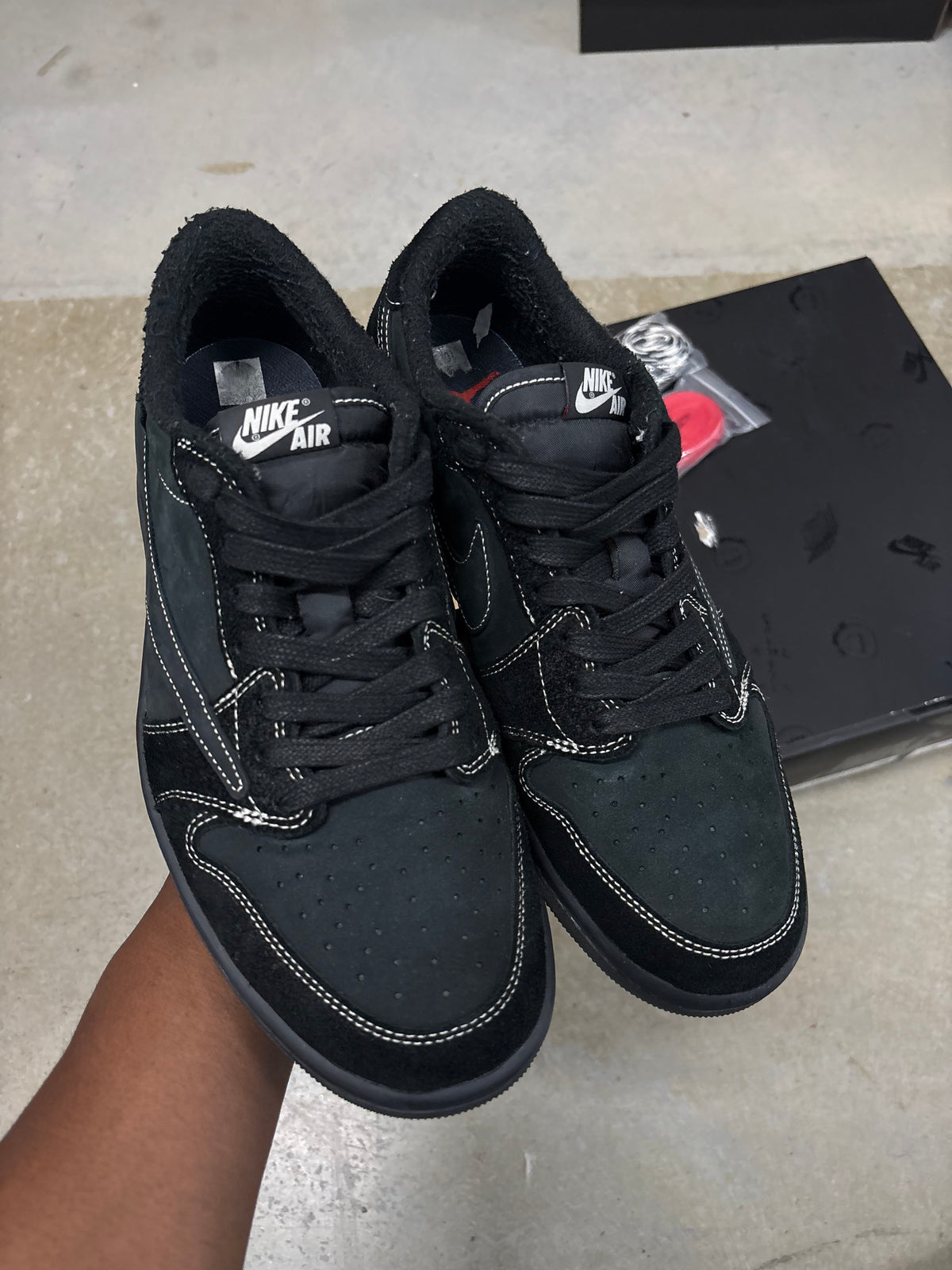 Size 10.5 - Travis Scott 1 Low Phantom