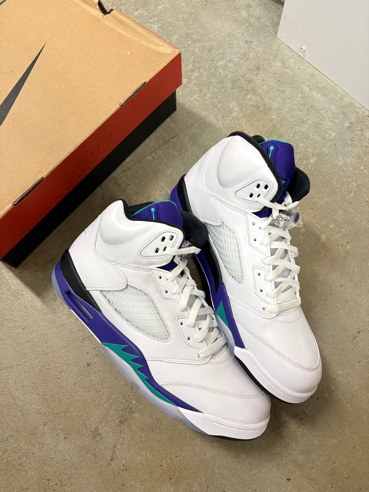 Size 14 - Jordan 5 Retro Grape 2025