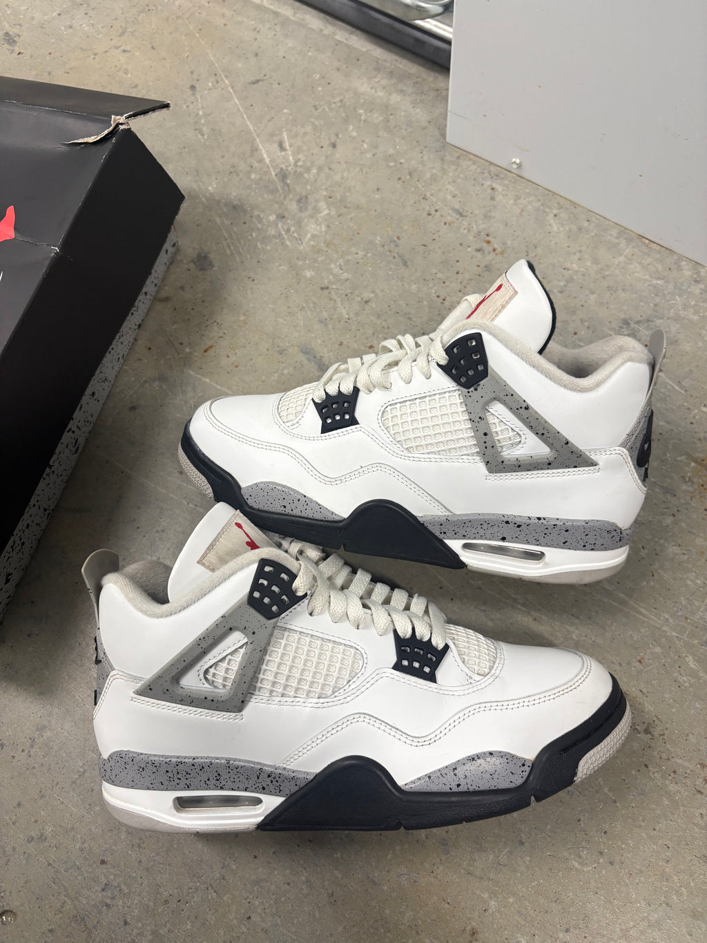Size 8.5 - Jordan 4 Retro White Cement 2025