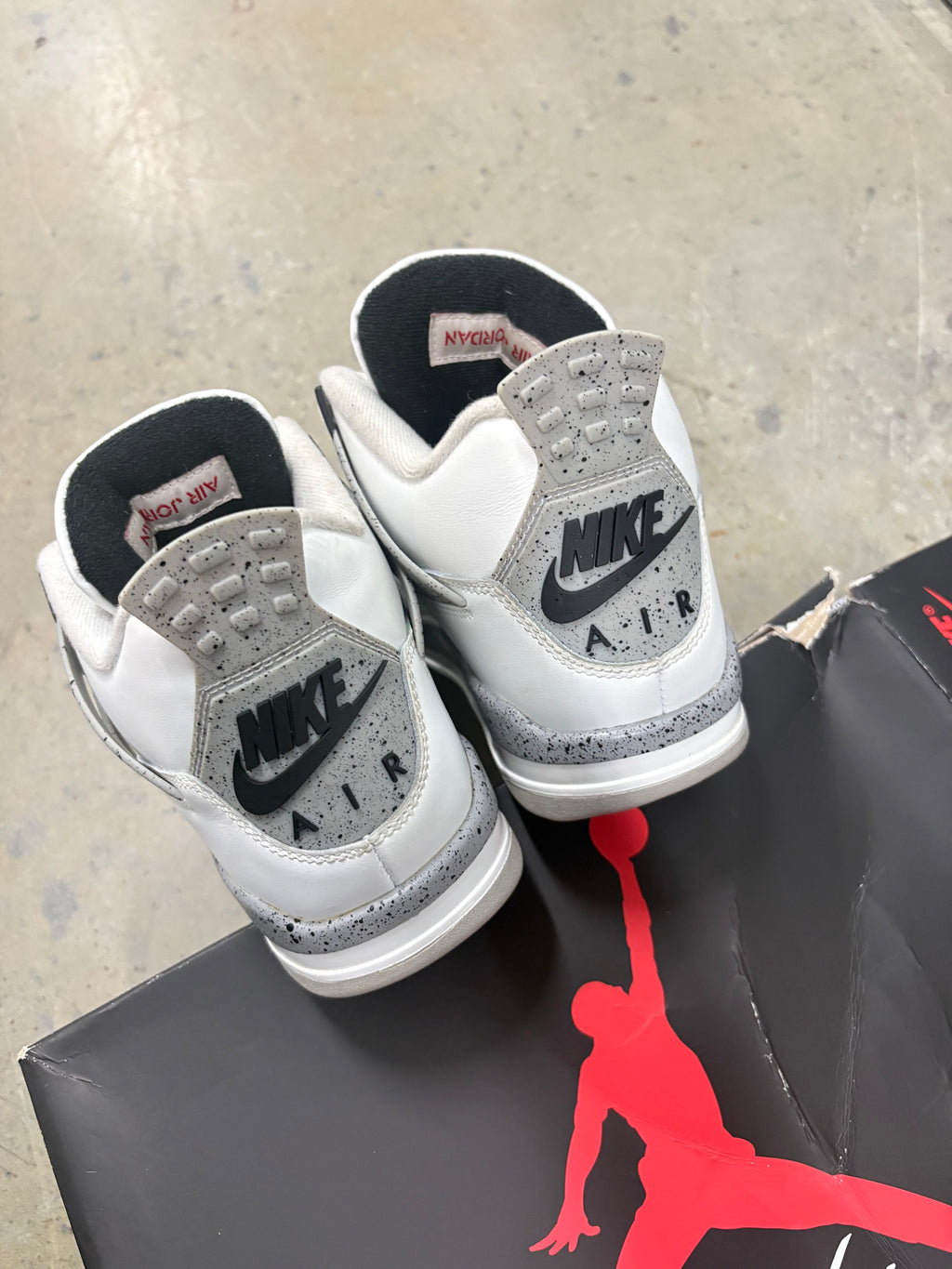 Size 8.5 - Jordan 4 Retro White Cement 2025