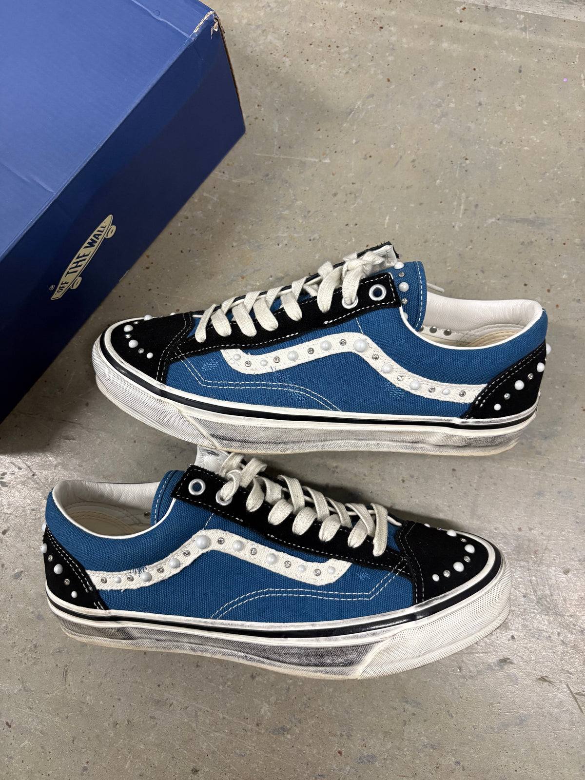 Vans Lx Old Skool 36 Pearlized Navy