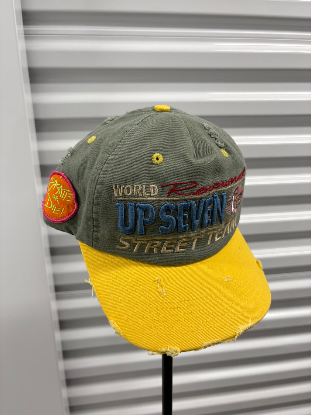 Up 7 Skate Green Bean Intl Street Team Hat