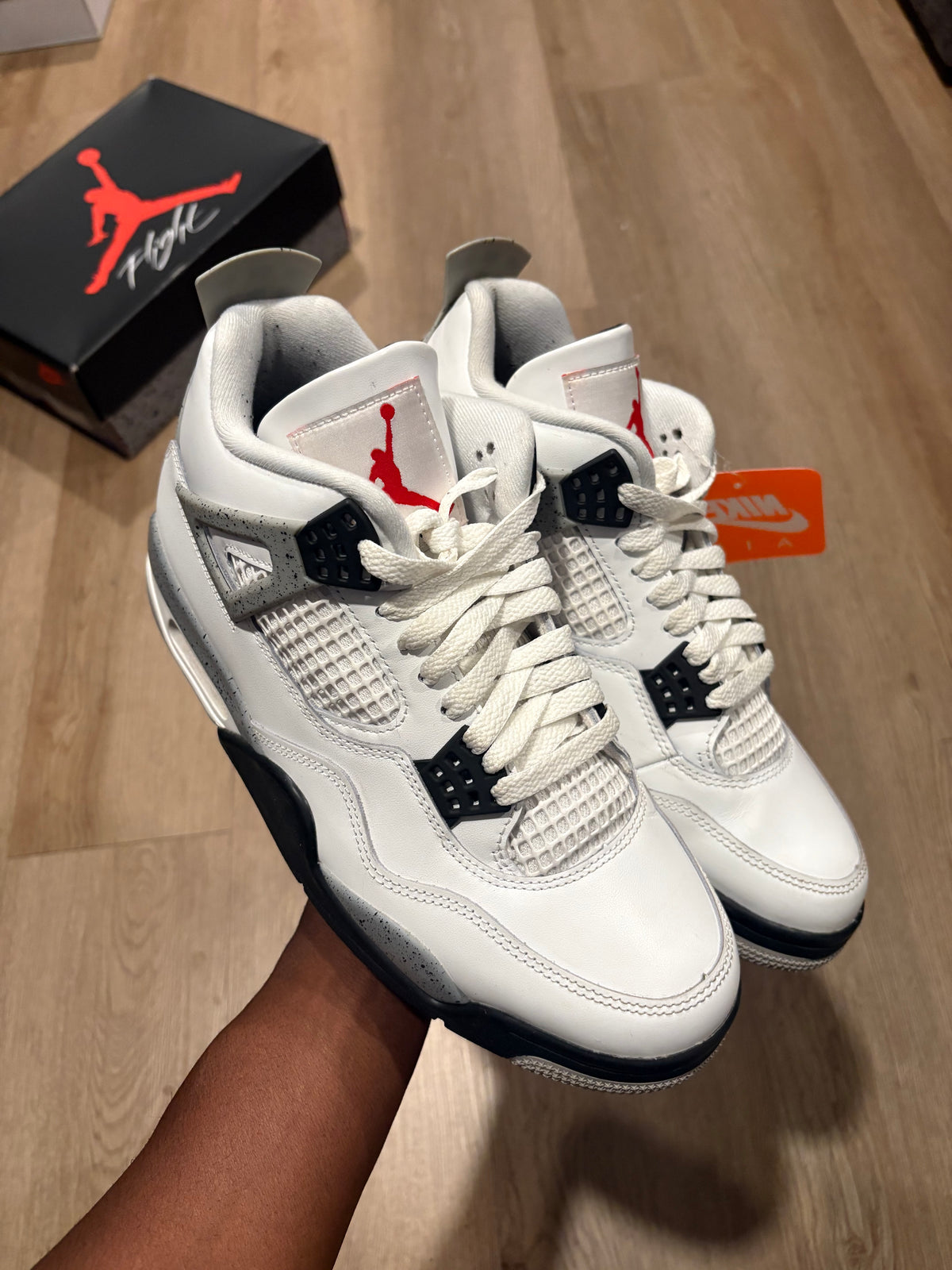 Size 9 - Jordan 4 Retro White Cement 2025