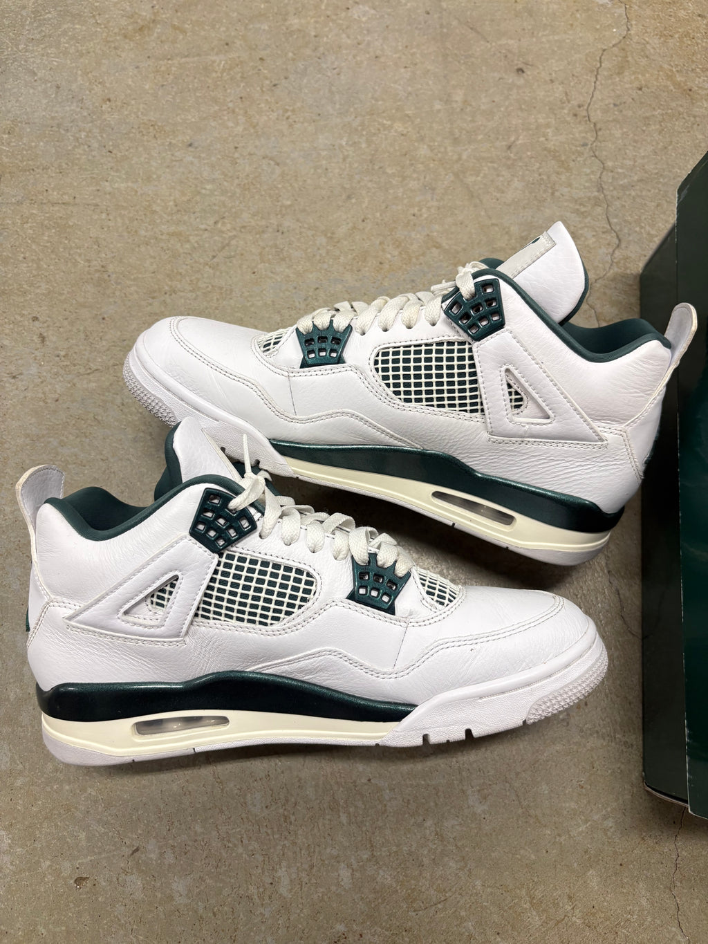 Size 9 - Jordan 4 Retro Oxidized Green