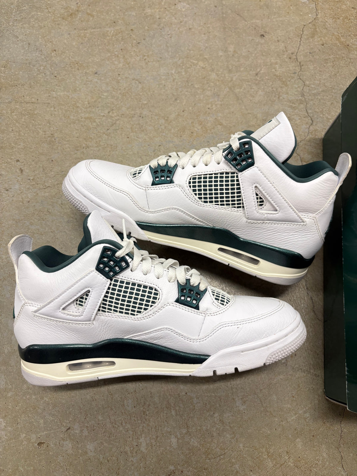 Size 9 - Jordan 4 Retro Oxidized Green