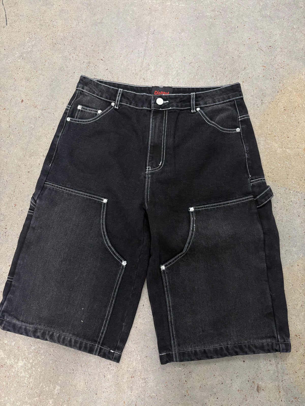 Distant Reverse Stitched Jorts