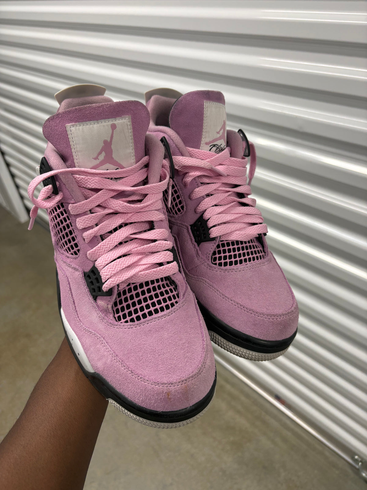 Size 10.5M - Jordan 4 Retro Orchid